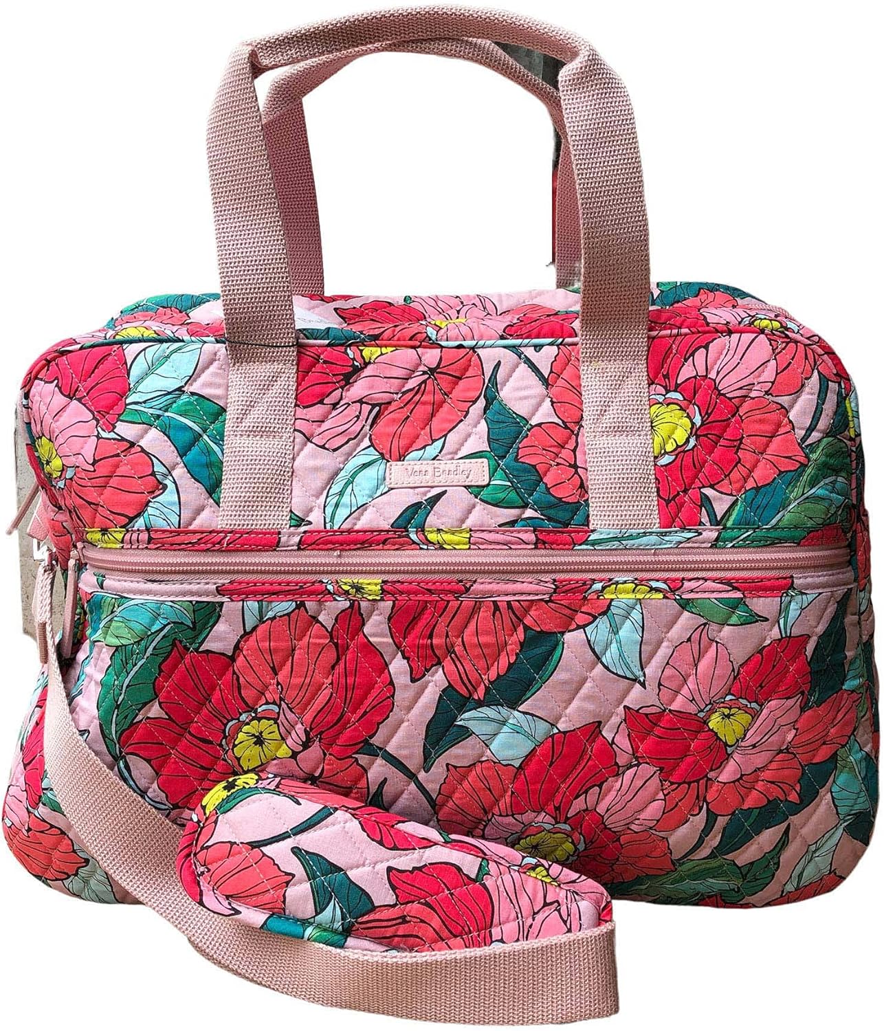 Vera Bradley Medium Traveler Bag (Vintage Floral), Small