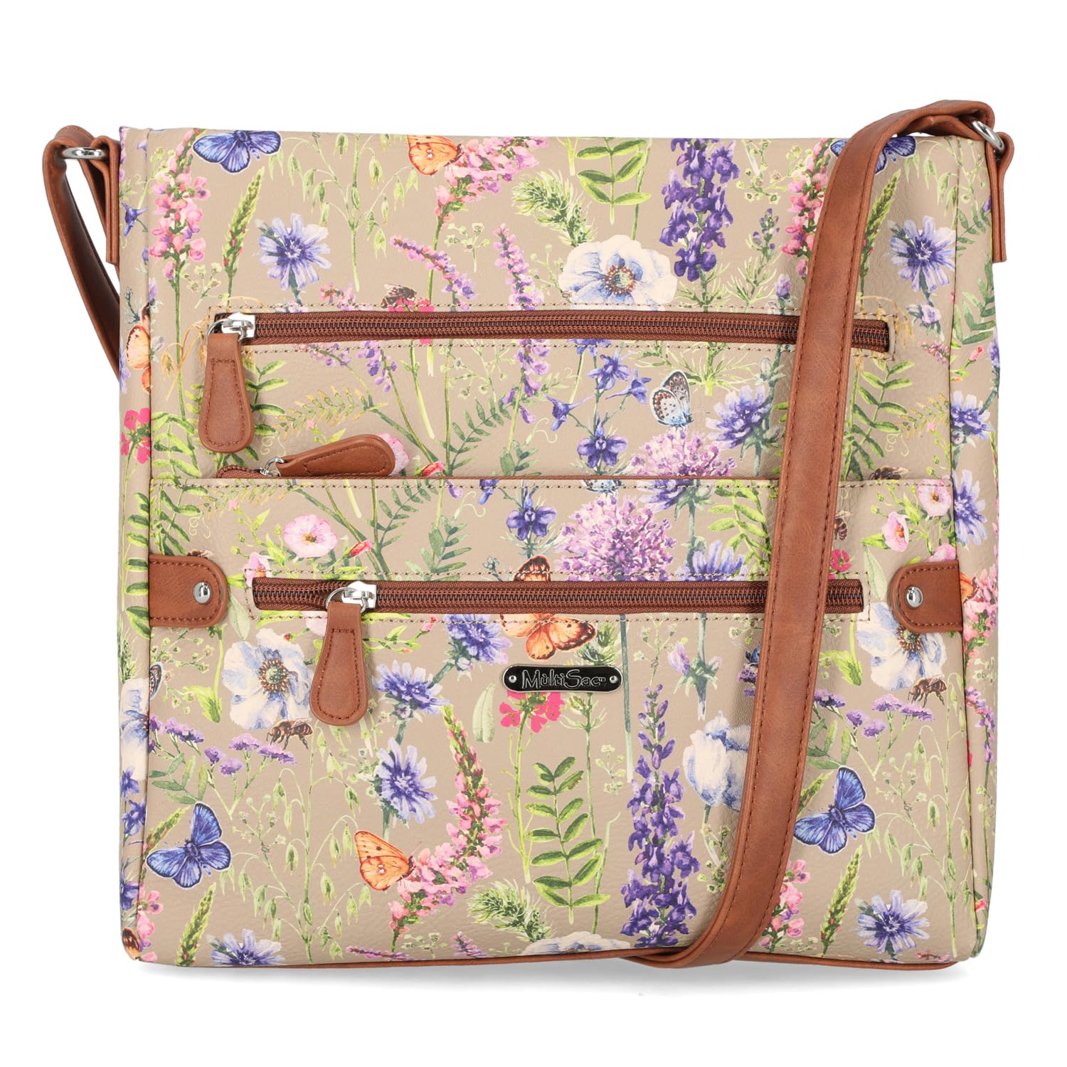 MultiSac Lorraine Women's Crossbody Bag, Secret Garden