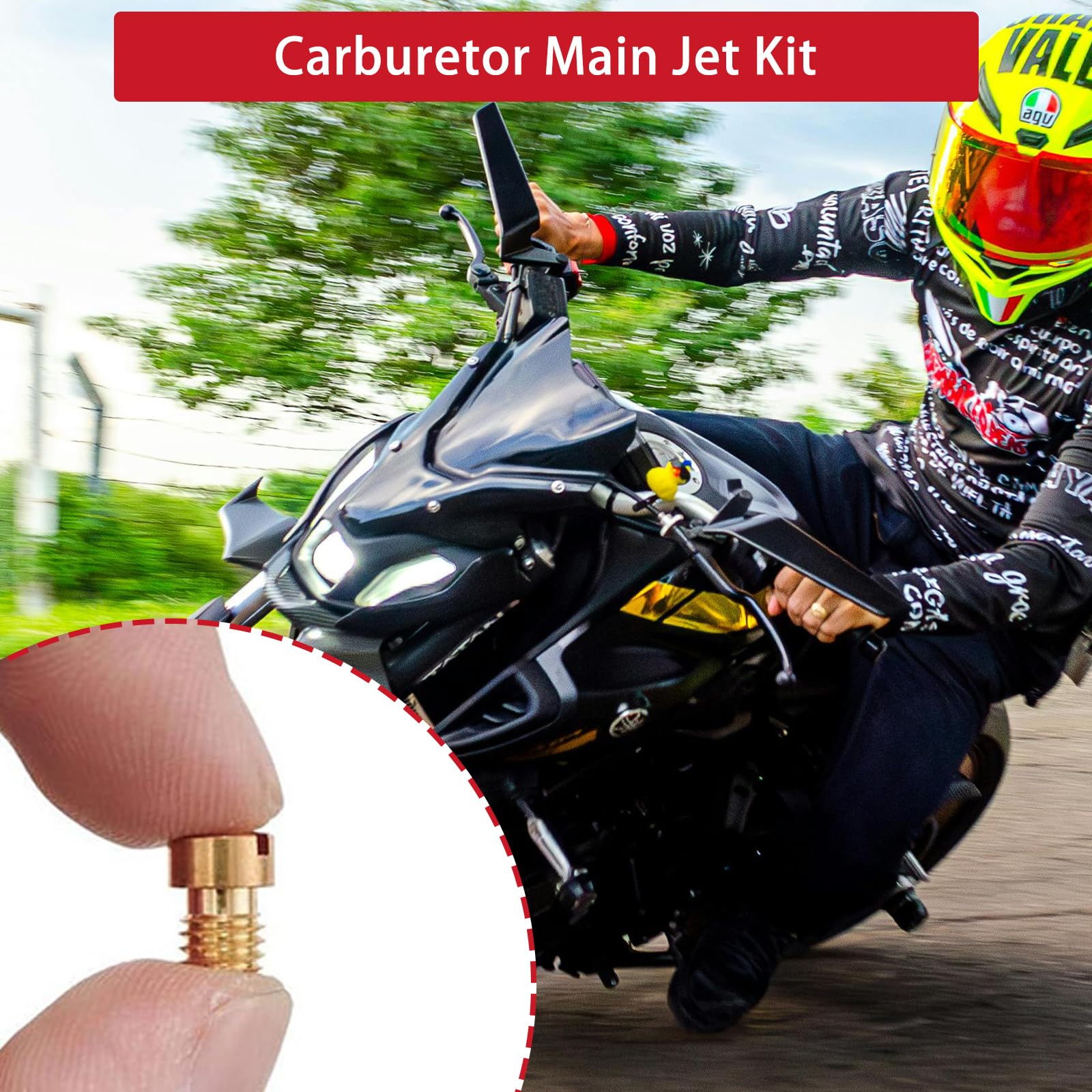 10 Pezzi Getto Principale Da 5 Mm Getti M5 For Carburatore - Foto 7