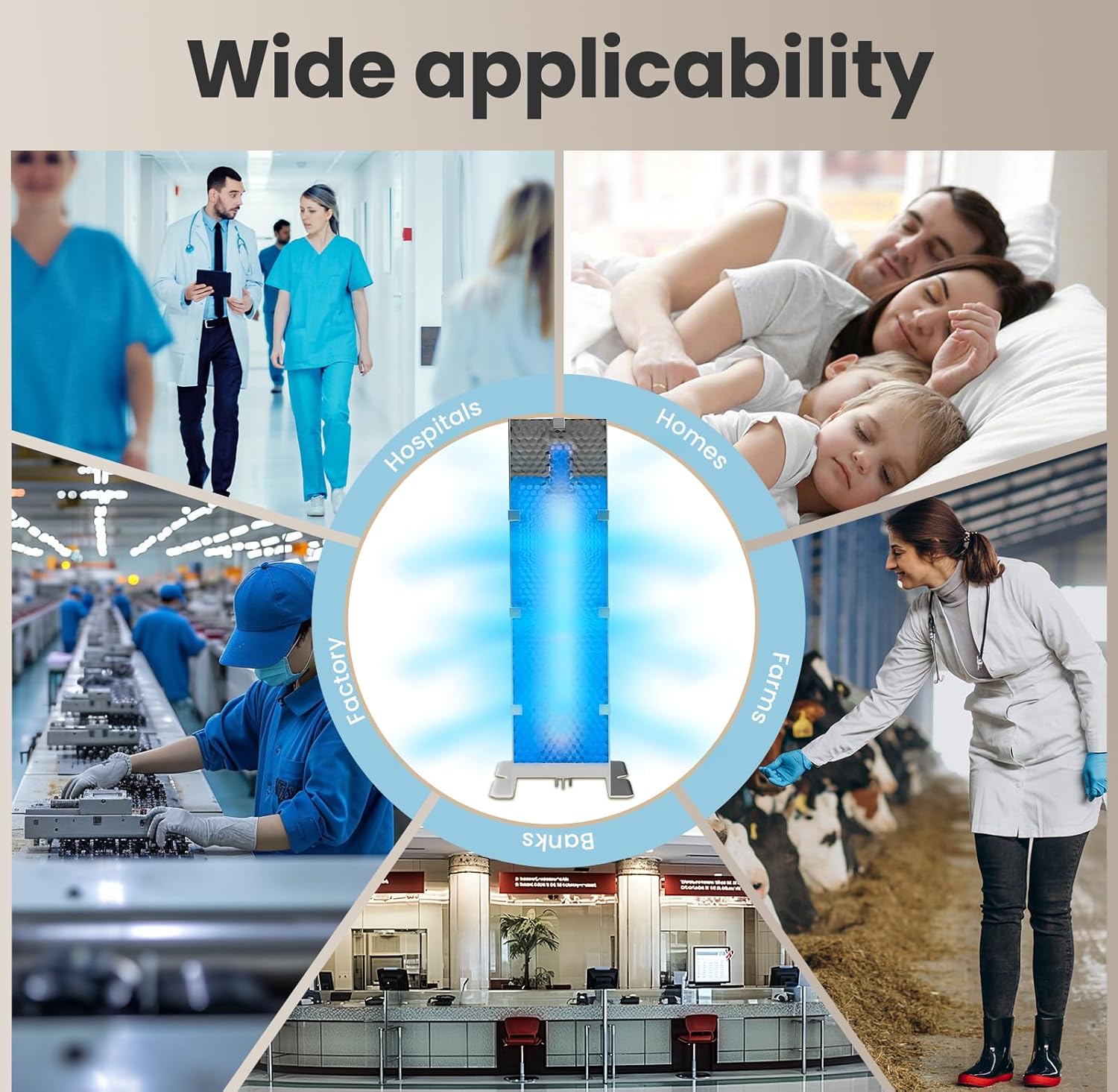 Air Scrubber Advanced Photocatalytic Oxidation (PCO) compatible with ActivTek InDuct 2000, 9 inch Replacement Cell & UV Bulb (Ozone-Free) for A1013A, A1013C, A1013P, A1013Q, A1013U, A1013T (1 Pack)