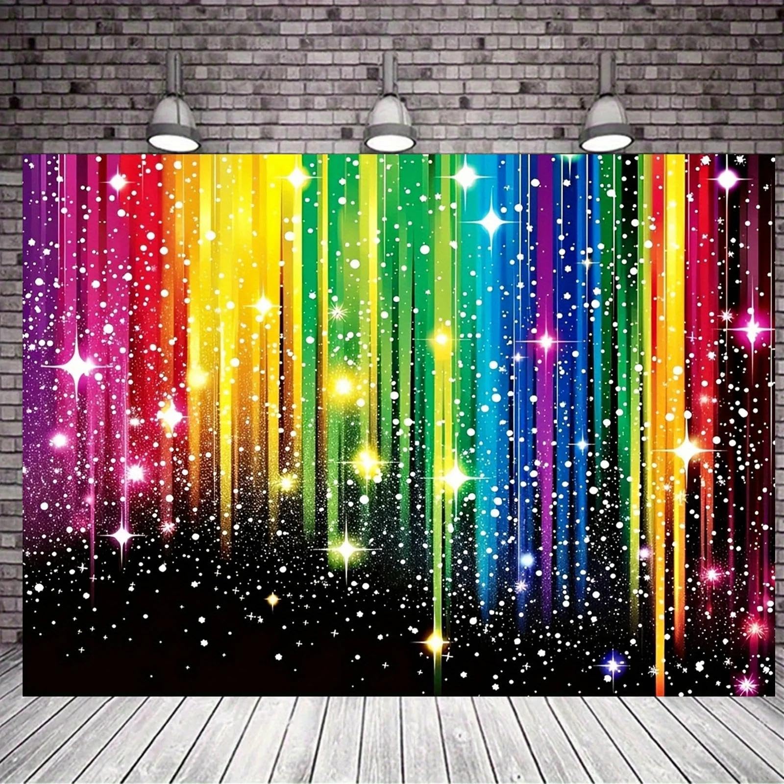 1 Pieza de Bola música Banner Fiesta neón Adecuado para cumpleaños, Festivales, Fiestas, Varios tamaños Elegir