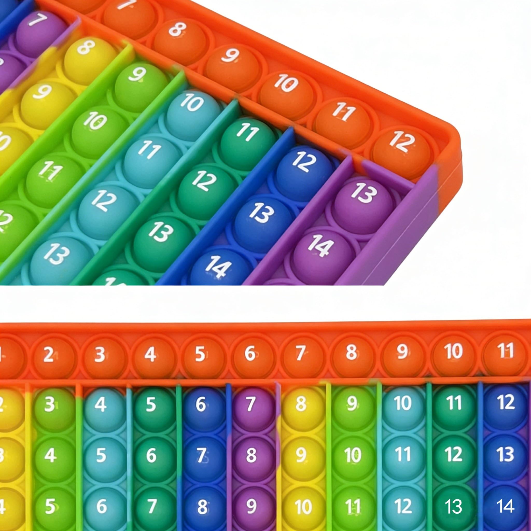 Times Table 12x12 Math Fidget Toy, Multiplication Learning Tool - Image 4