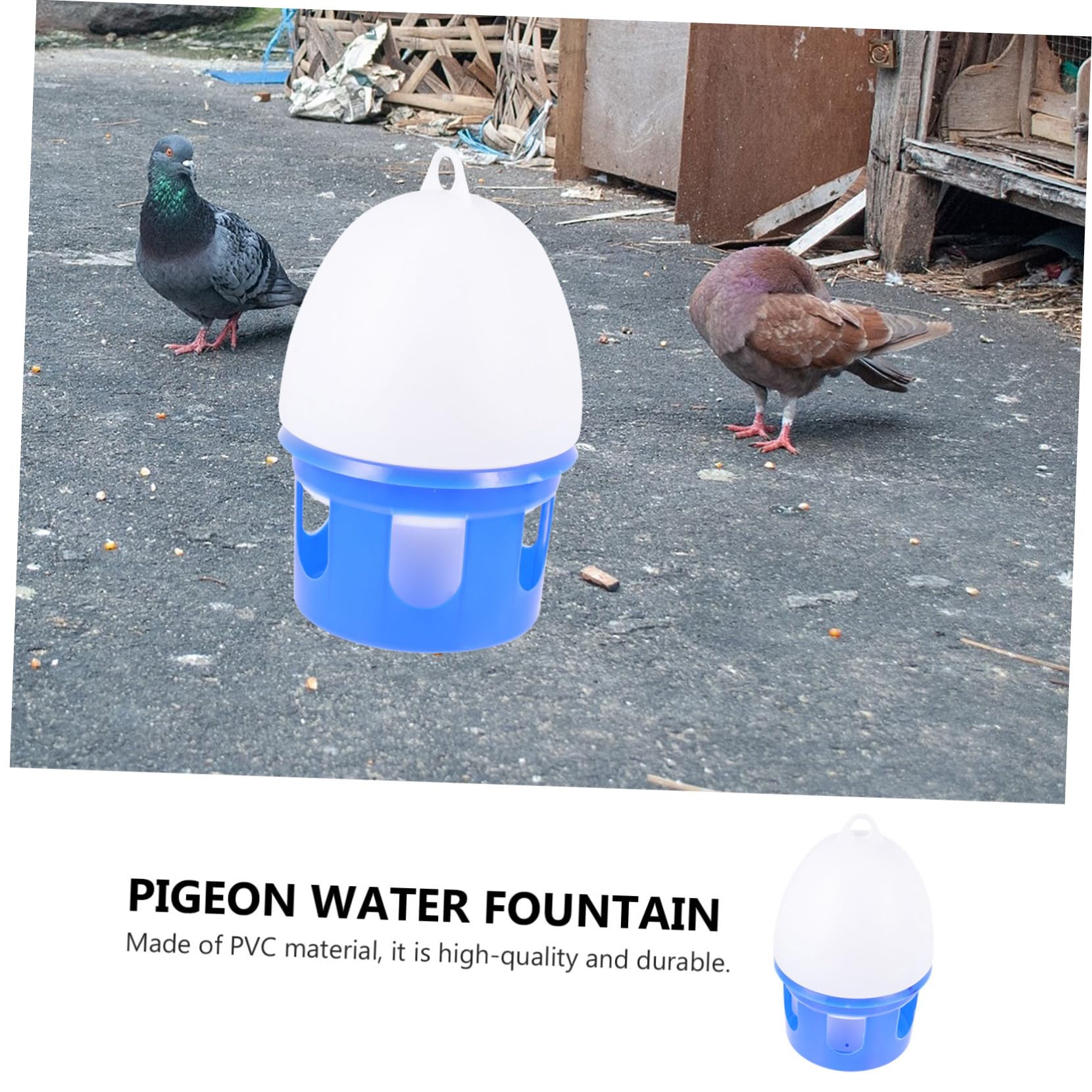 TOYANDONA Bebedero para Práctico Bebedero para Pájaros De Gran Capacidad para Comedero Pájaros Jardín o Patio