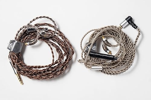 Miniatura 9 de BASN MTPro - Monitores intrauditivos, auriculares planares HiFi IEM de 0.571 in con proceso CNC y cable de cobre de un solo cristal Litz OCC de 4