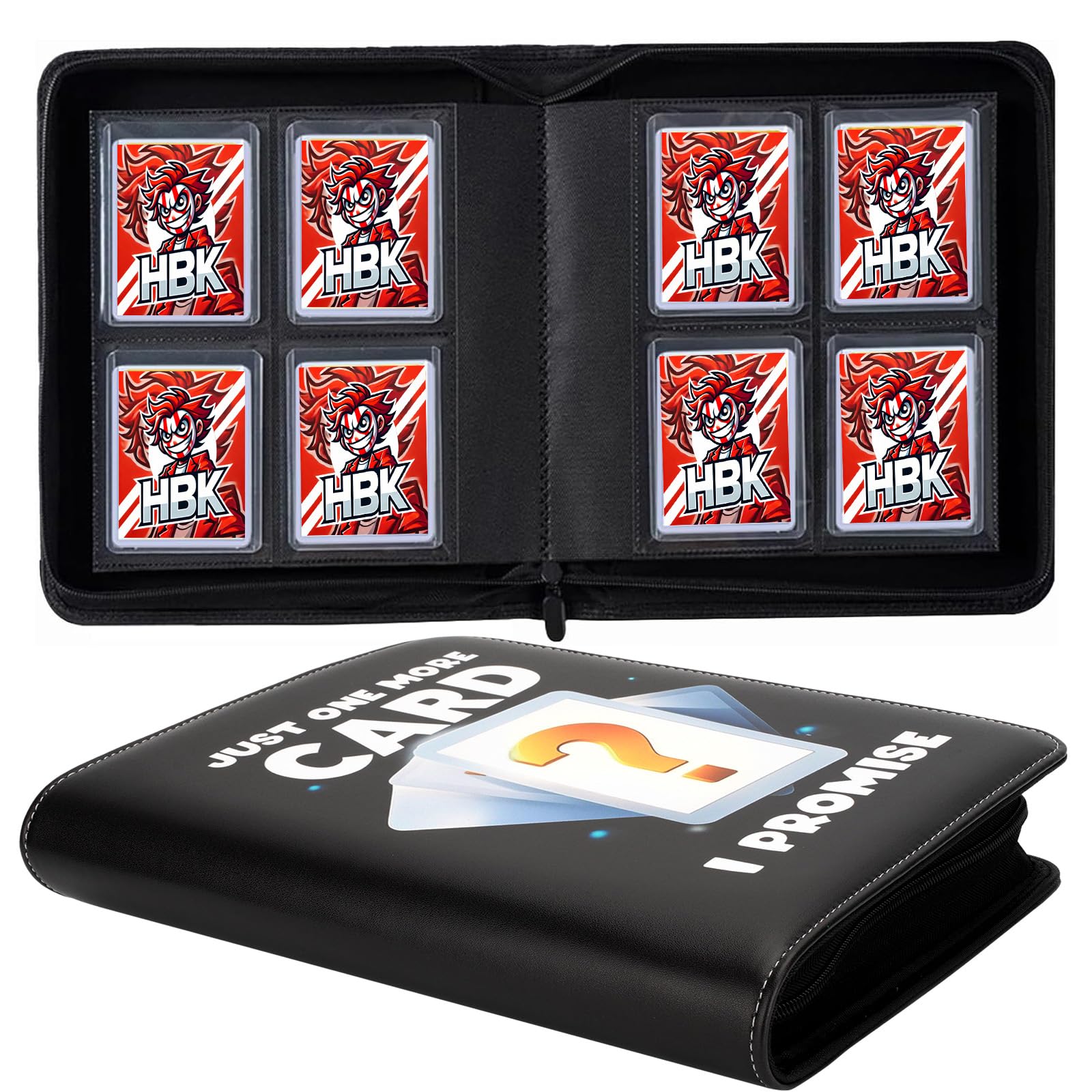 Amazon.com: Top Loader Binder 4 Pocket – Holds 128 Cards, 3