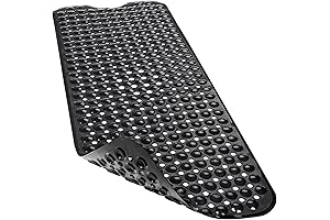 Linoows Extra Long Non-Slip Bathtub Mat