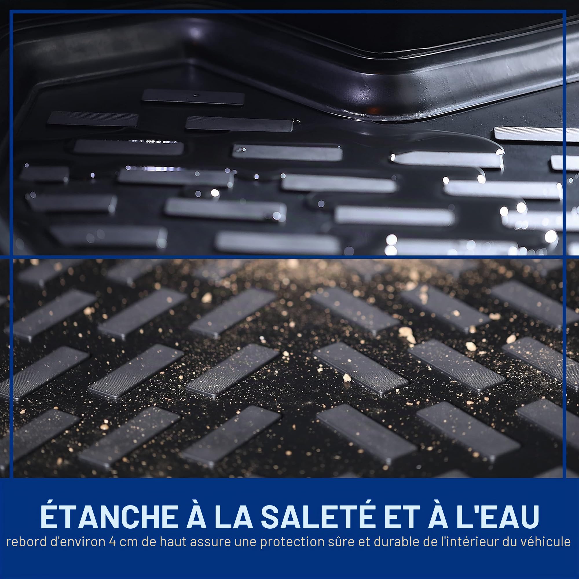 ELMASLINE Bac de Coffre 3D pour Dacia BIGSTER 2025-2026 (Plancher de Chargement inférieur) | Accessoires de Tapis de Coffre