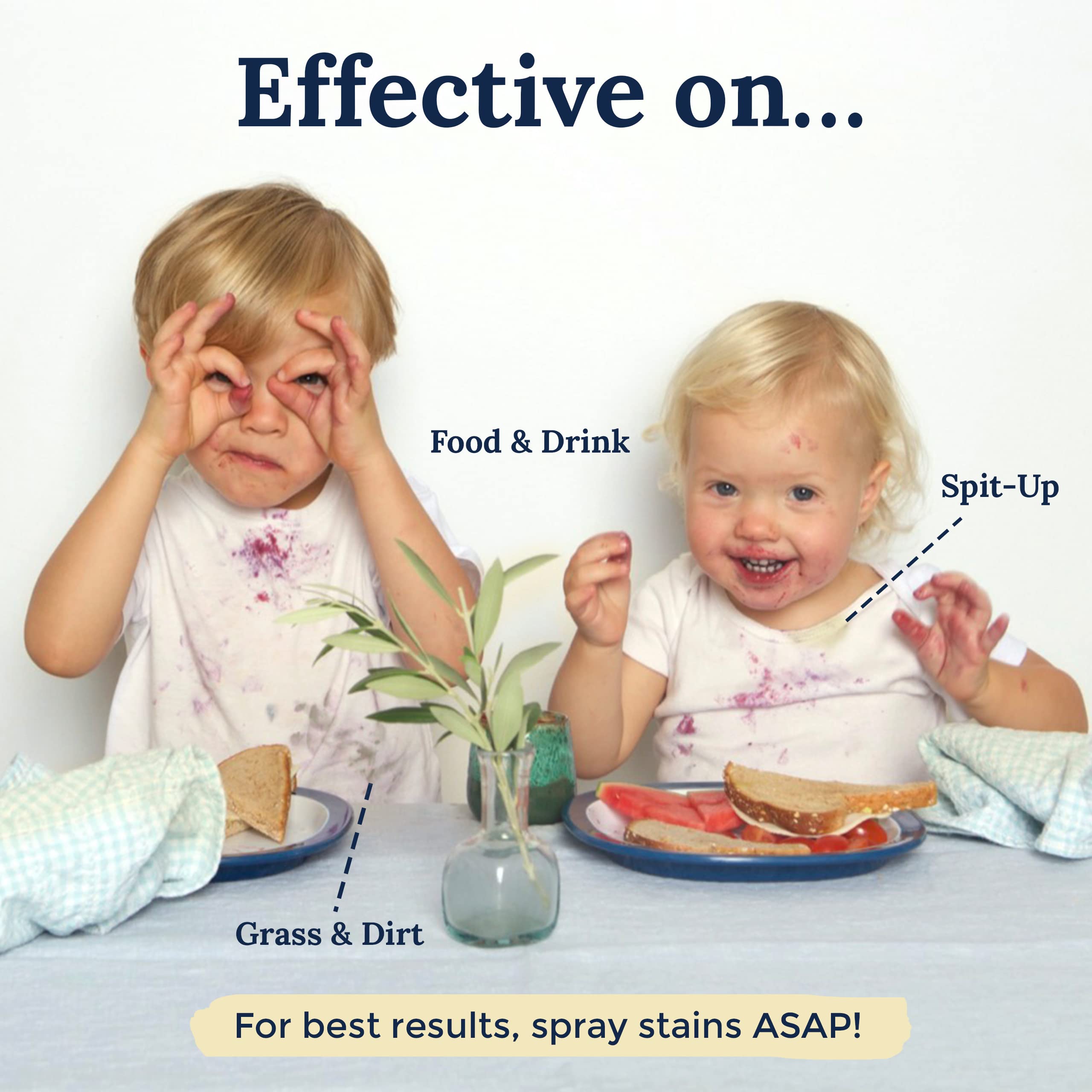 Miss Mouths Messy Eater Stain Treater Spray 4oz 2 Pack Stain Remover Newborn