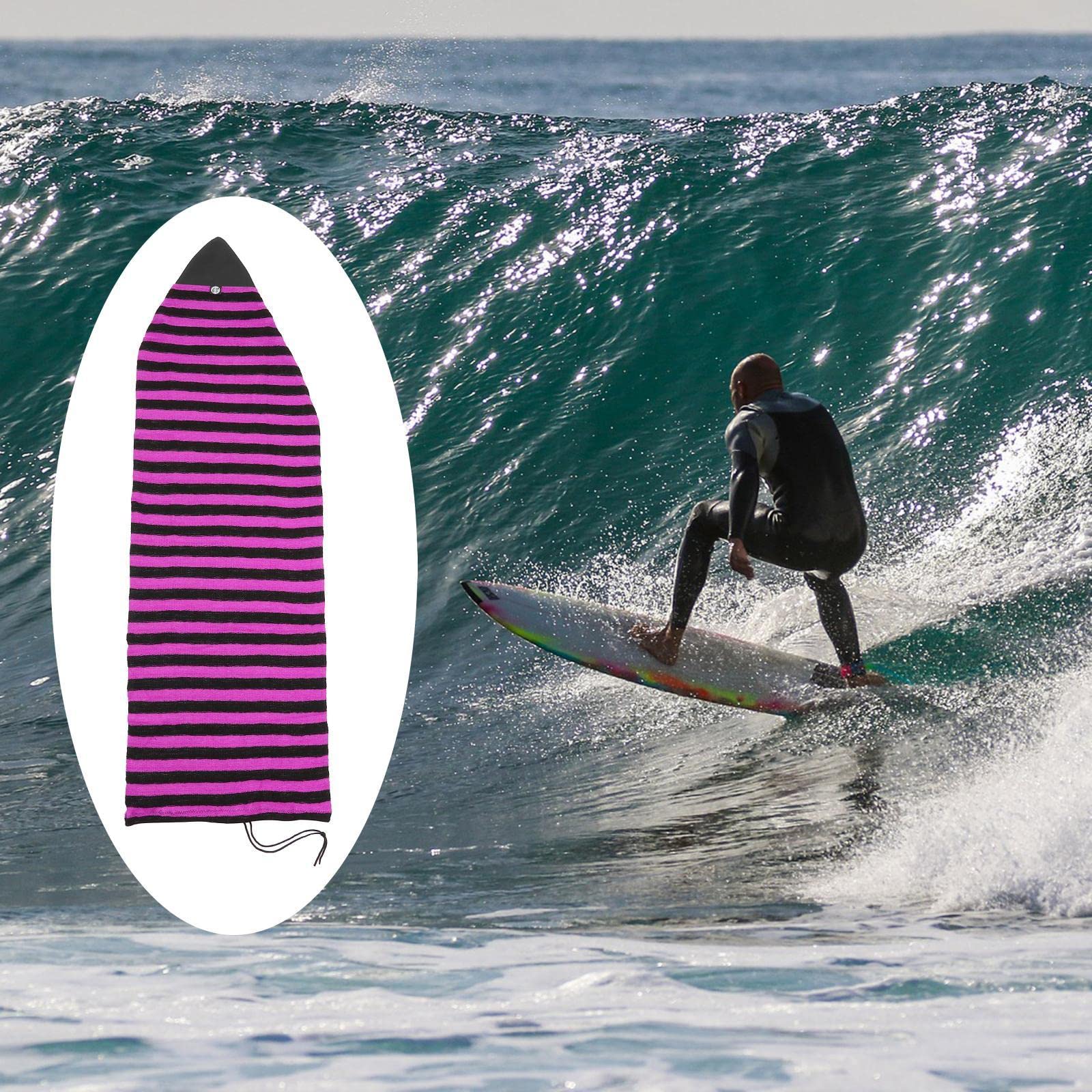 sup Tasche Board Bag Surfboard-Sockenhülle, ideal für lokale Ausflüge an den Strand, passend und dick, gepolsterte Spitze Nase Surfboard Tasche Cover(Red 6.3ft)
