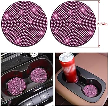 Amazon.com: ToBeQueen 7 Pack Bling Car Accessories Set for