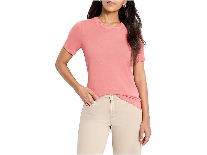 Easy Scoop Neck Pure Cotton Sweater Tee - Image 3