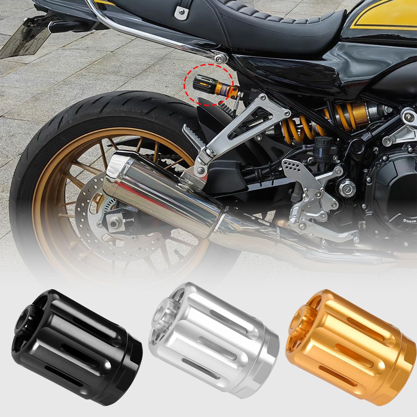 Amazon.com: WOOGA Preload adjuster knobs external for Ohlins S36