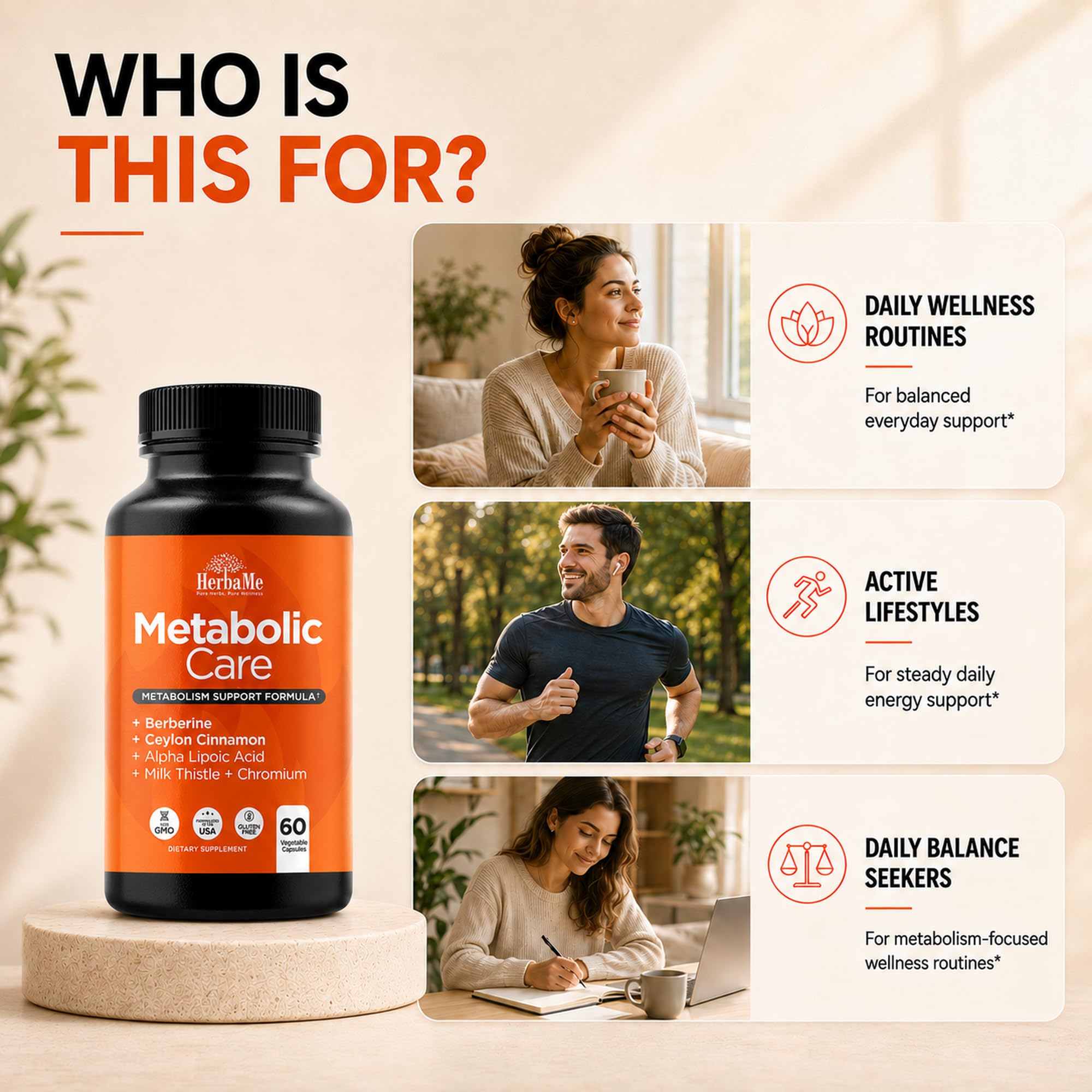 HerbaMe Berberine Supplement for Metabolic Support and Weight Management — Amazon image 6