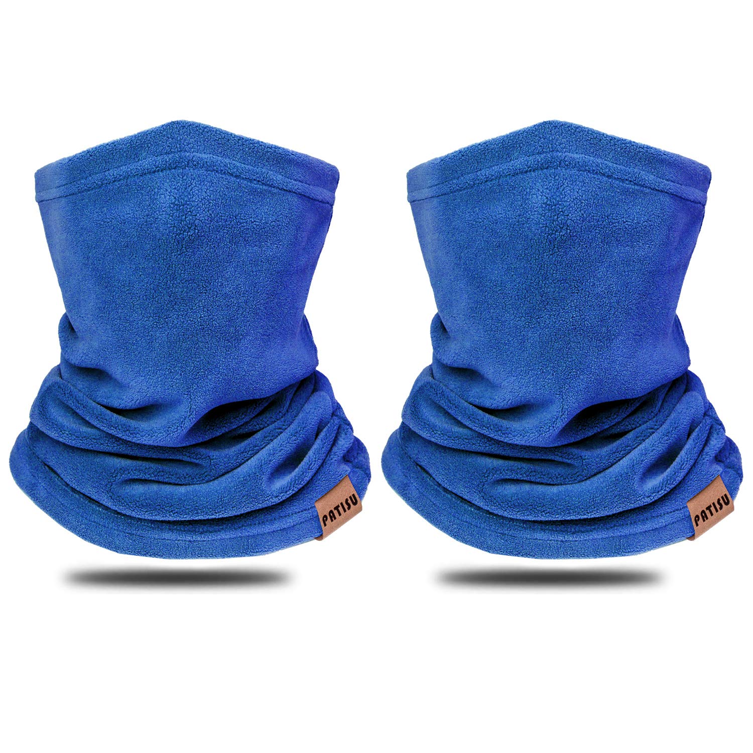 Dymex 2 PCS Kids Neck Warmer Gaiter Winter Fleece Neck Cover Balaclava Windproof Face Cover Mask for Ski Motorcycle