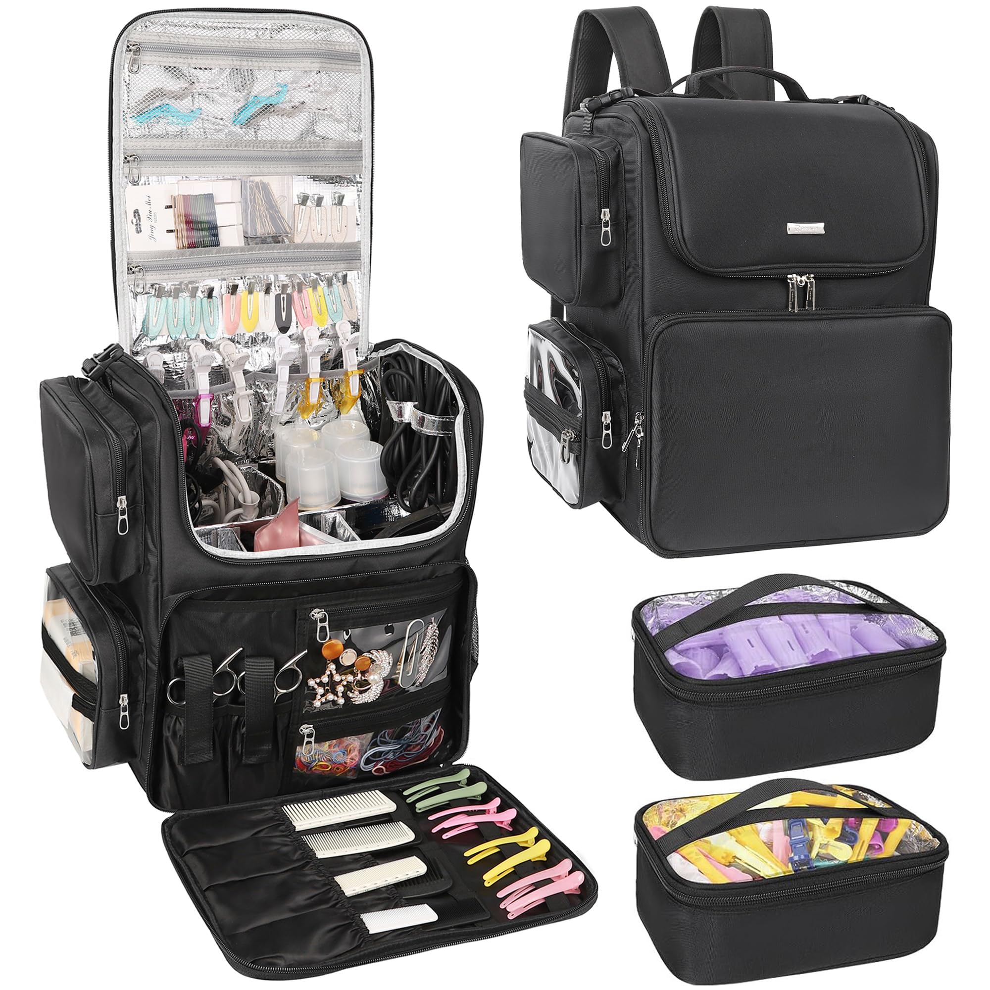 Relavel Hair Tools Travel Bag Backpack