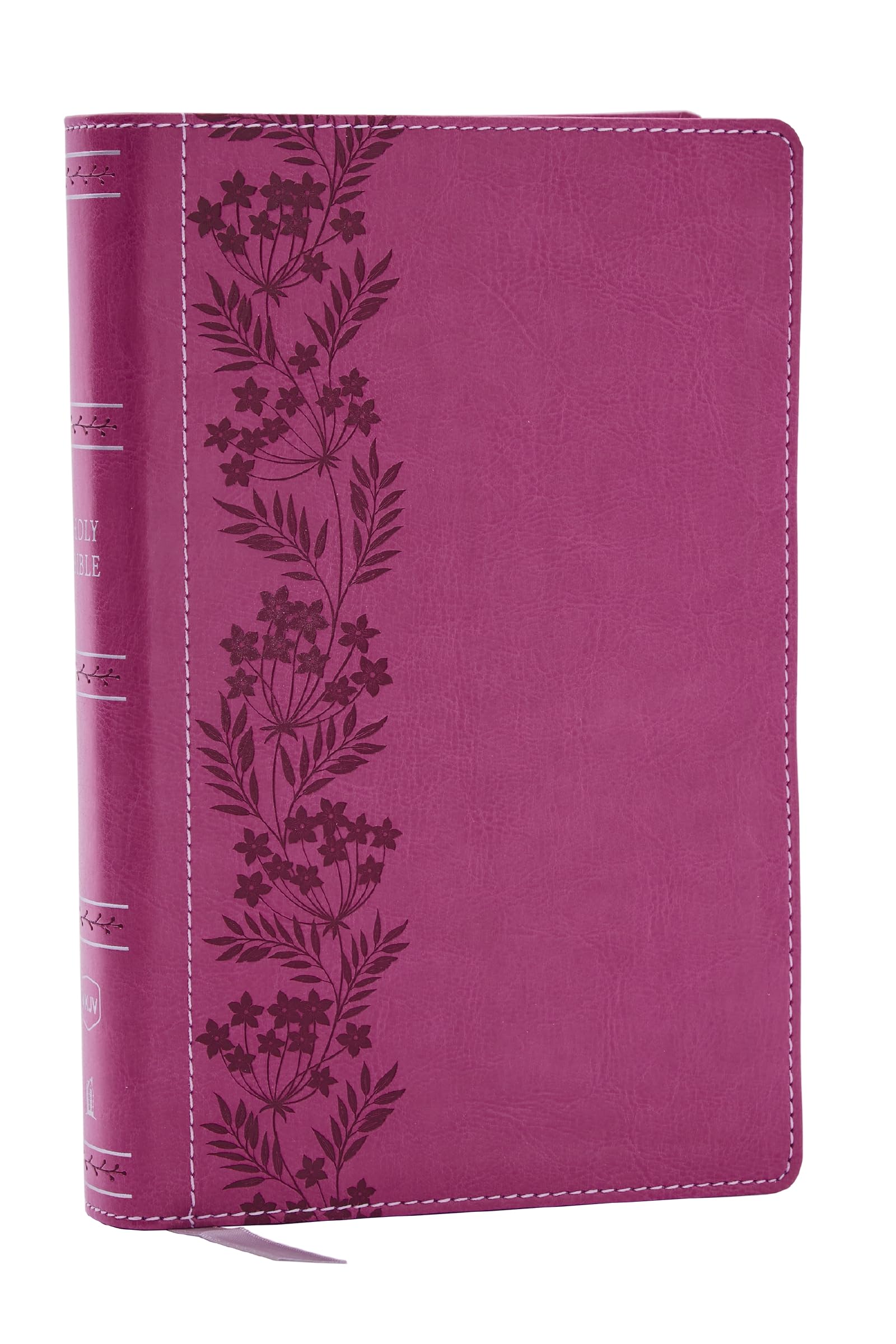 NKJV Personal Size Large Print Bible with 43,000 Cross References, Pink Leathersoft, Red Letter, Comfort Print: New King James Version, Pink, ... Cross References, Red Letter, Comfort Print Imitation Leather – Import, 15 February 2024