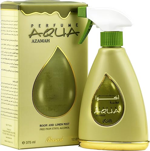 Ambientadores Aqua 12.7 oz Spray de aceites esenciales aromáticos Mezcla fresca de limón, grosella negra, amaderada, almizcle Fragancia de