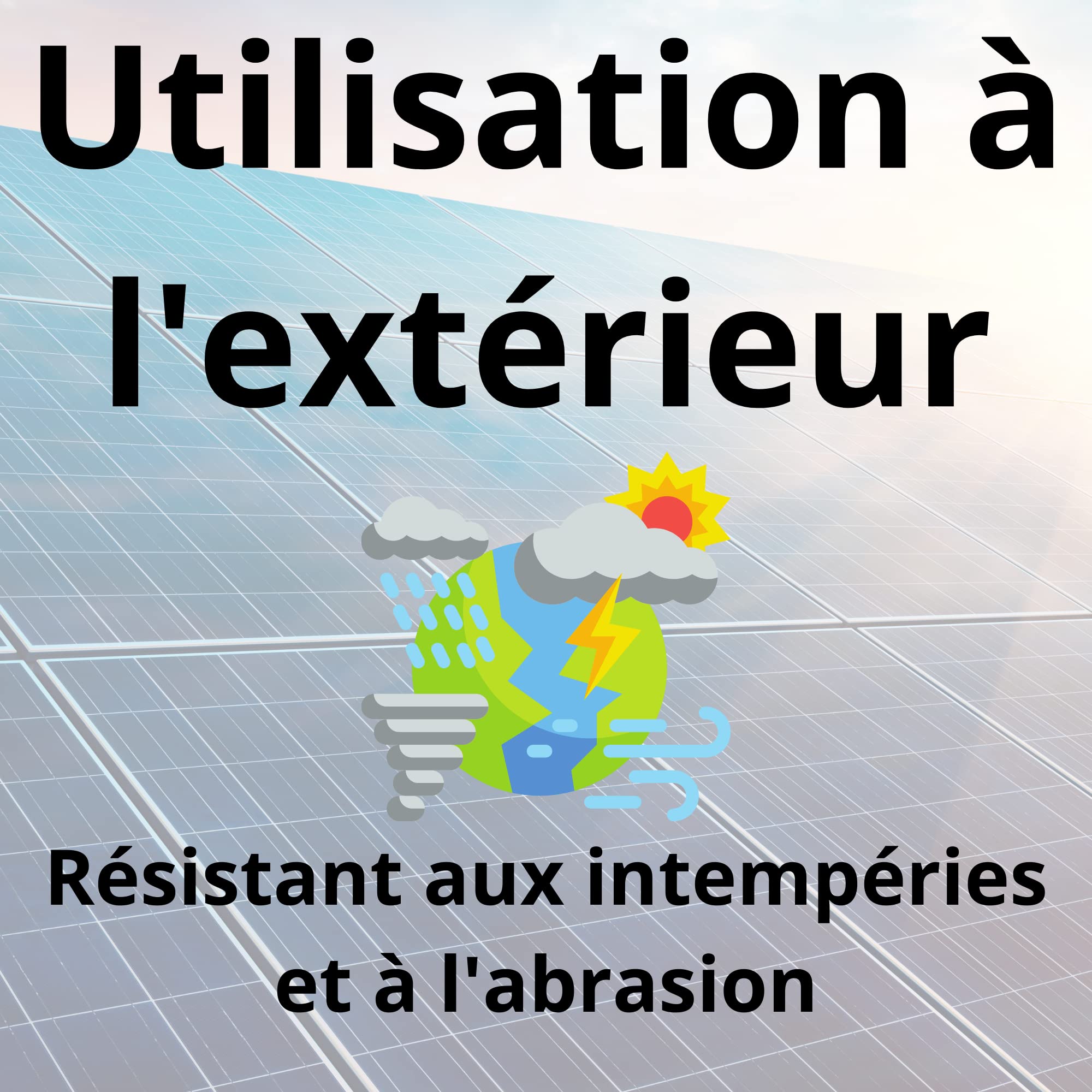 10 mètres de câble solaire Lapp ÖLFLEX SOLAR XLS-R T 2X2,5mm² BK/RD Câble solaire jumelé