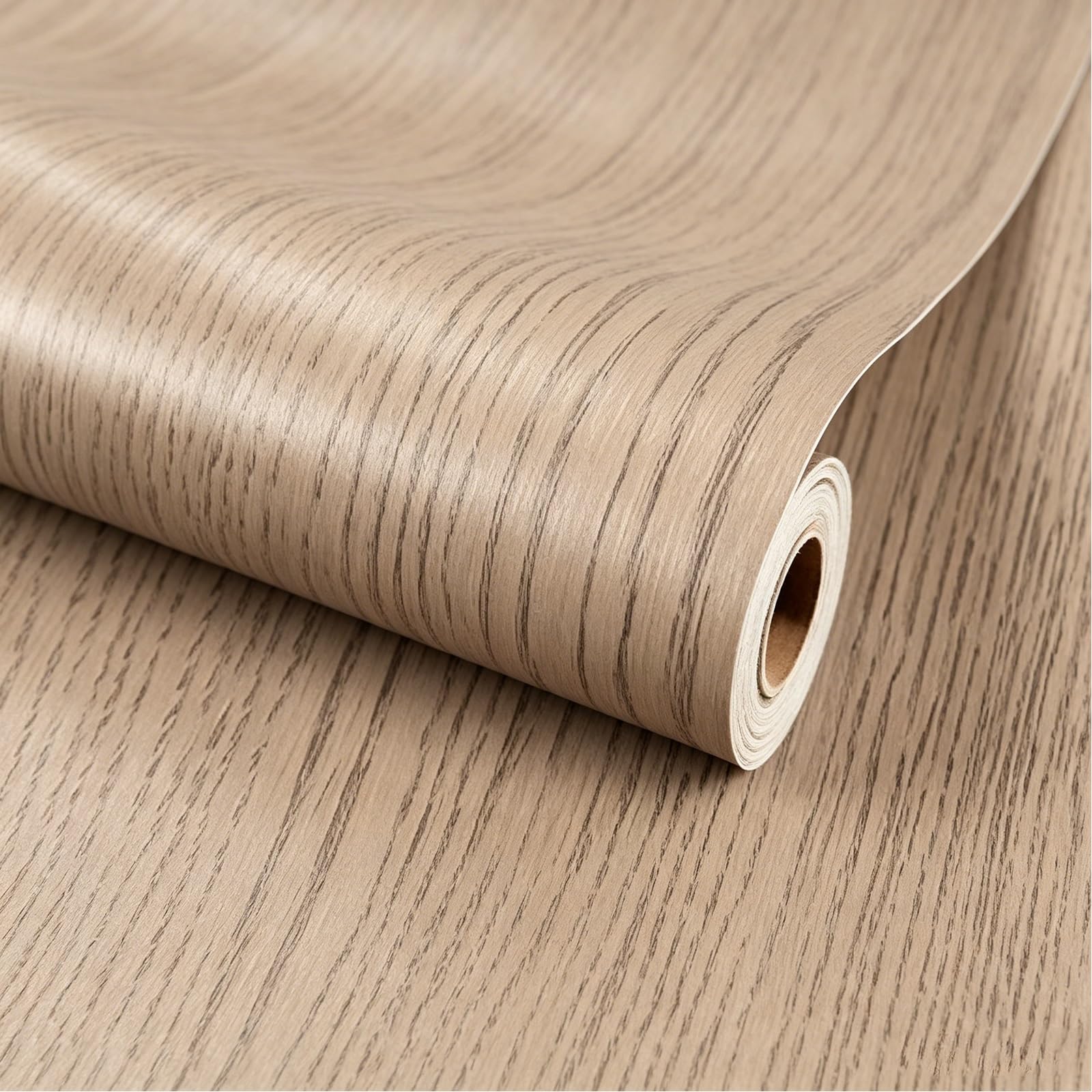 Zynqra ﻿Wood Wallpaper Peel and Stick,Self Adhesive Wall Paper Contact,Interior Wall Décor, PVC,Removable,for Cabinet Countertop Shelf Drawer Wall Door(A,L10m/393.7in*W40cm/15.8in)