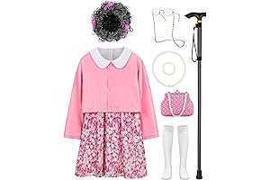 Old Lady Costume for Kids 100 Days of School