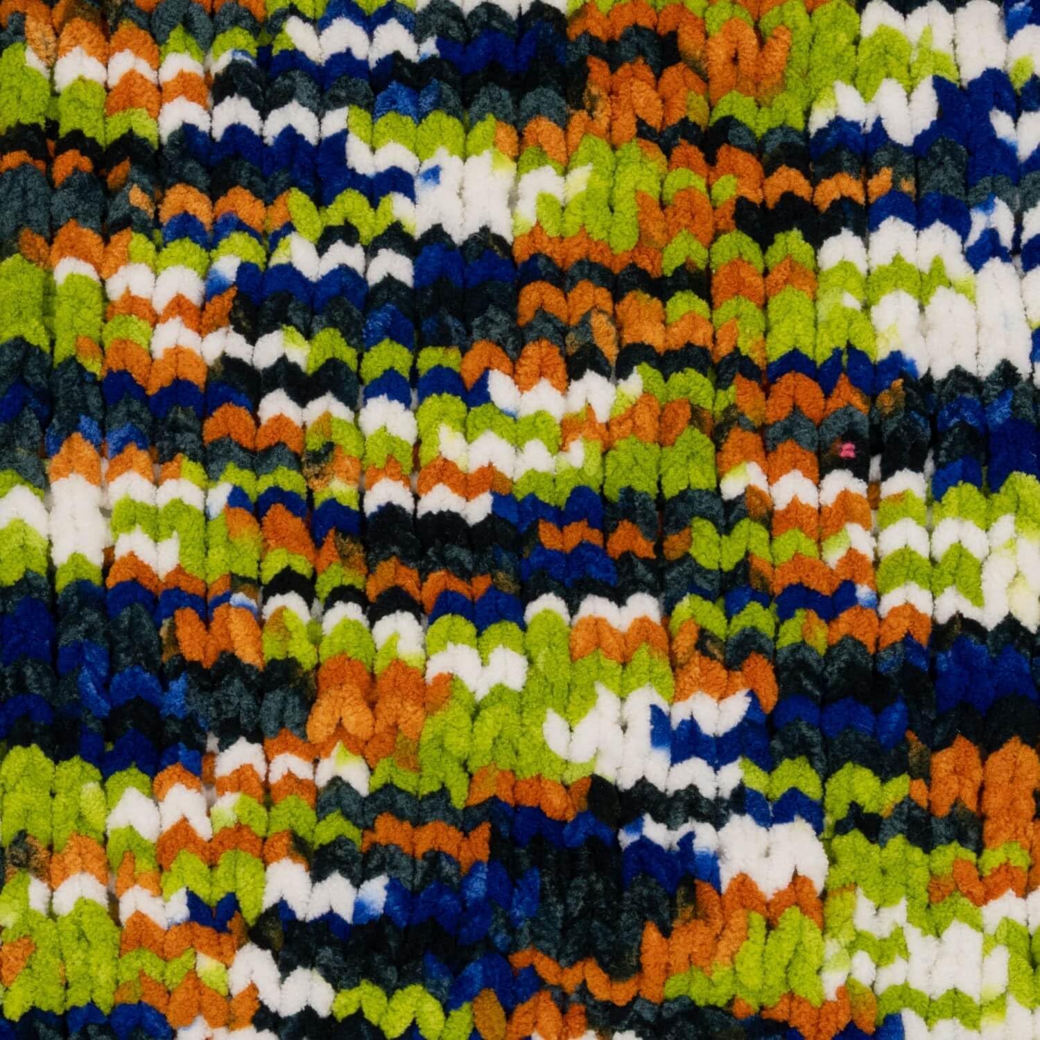 Lion Brand Yarn, Cover Story Favorite Blanket Yarn for Knitting and Crochet, 223 Yards, Rocket Ship, 2 Pack
