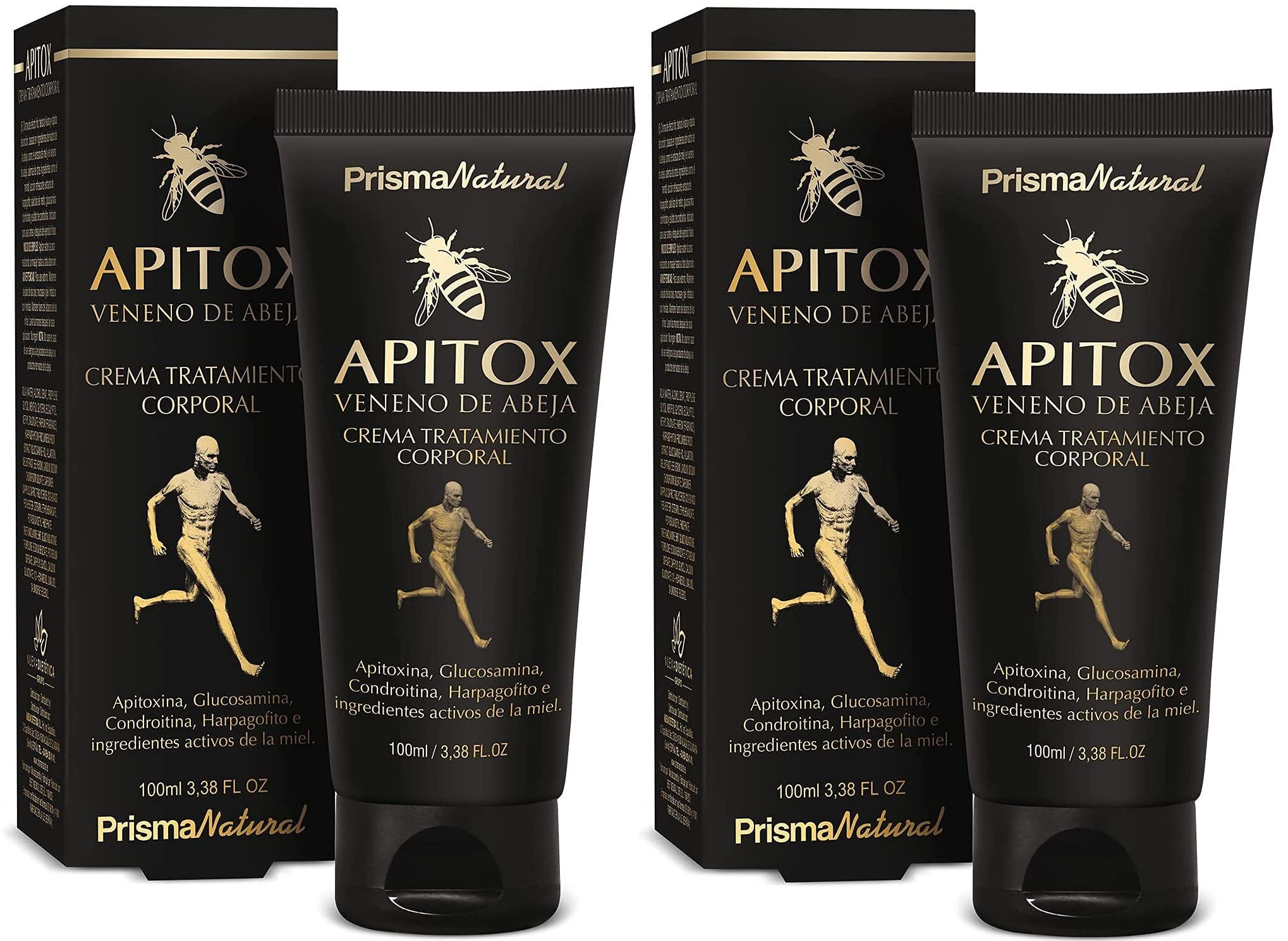 Prisma-Natural Apitox Cream - 100 Ml, Pack 2