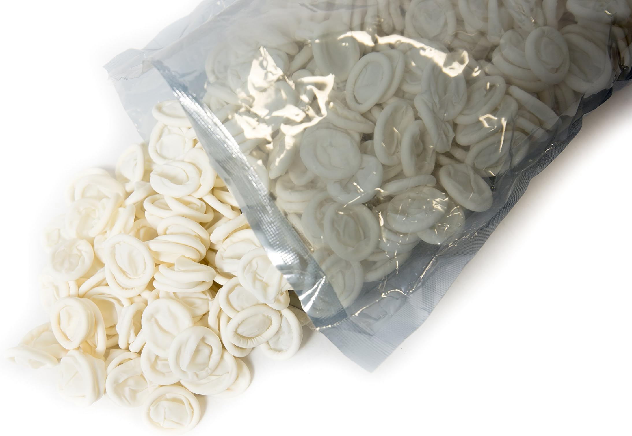 Bertech - FC-N-S Nitrile ESD Anti-Static Finger Cots, Powder-Free, 4 Mil Thick, Small, White (Pack of 720)