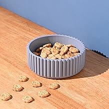 Eha Earth Friendly Ecocog Dog Food Bowl | Set of 1, 500 ml | Anti-Skid Dog Bowl & Cat Bowl | Cat Food Bowls | Pet Bowl Made with Rice Husk Biocomposites | Dog Bowl Large Size | Azure