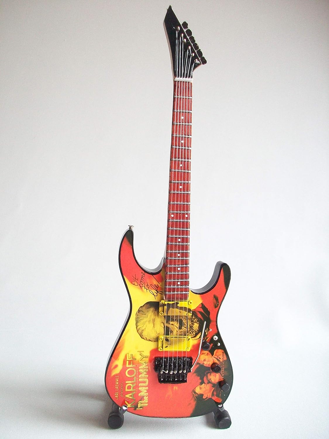 Mini Chitarra Da Collezione Replica In Legno - Led Zeppelin - Jimmy - Foto 4