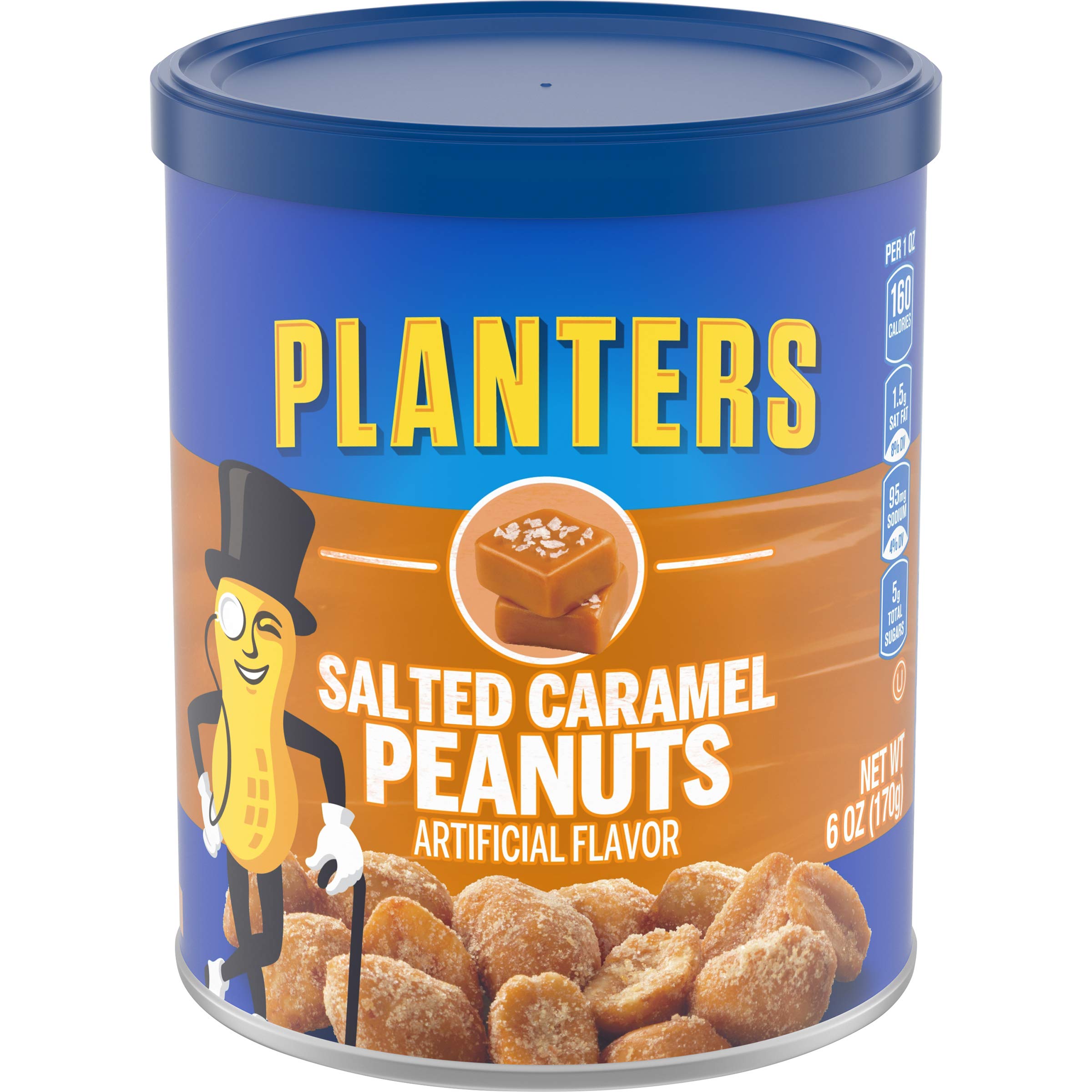 Salted Caramel Flavored Peanuts (6 oz Jar)