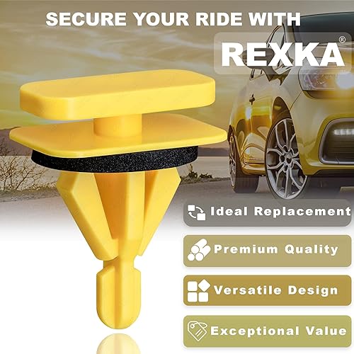 Miniatura 4 de Rexka 10 piezas de alerón de apertura de rueda basculante 15864780 compatible con GM Chevy Cadillac GMC Buick Sierra Silverado Acadia Traverse