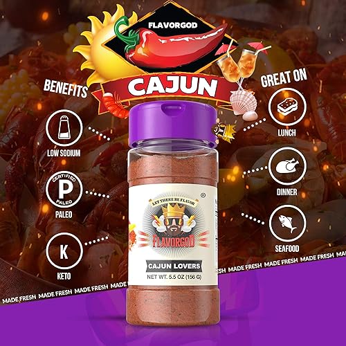 Miniatura 6 de N. 1más vendido 5 oz. Flavor God Condimentos, libres de gluten, bajos en sodio, paleo, veganos, sin glutamato monosódico (MSG) (solo condimentos)