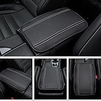 Vista 2 de Amiss Almohadilla para consola central de automóvil, funda universal impermeable para caja de asiento de reposabrazos de automóvil, protector