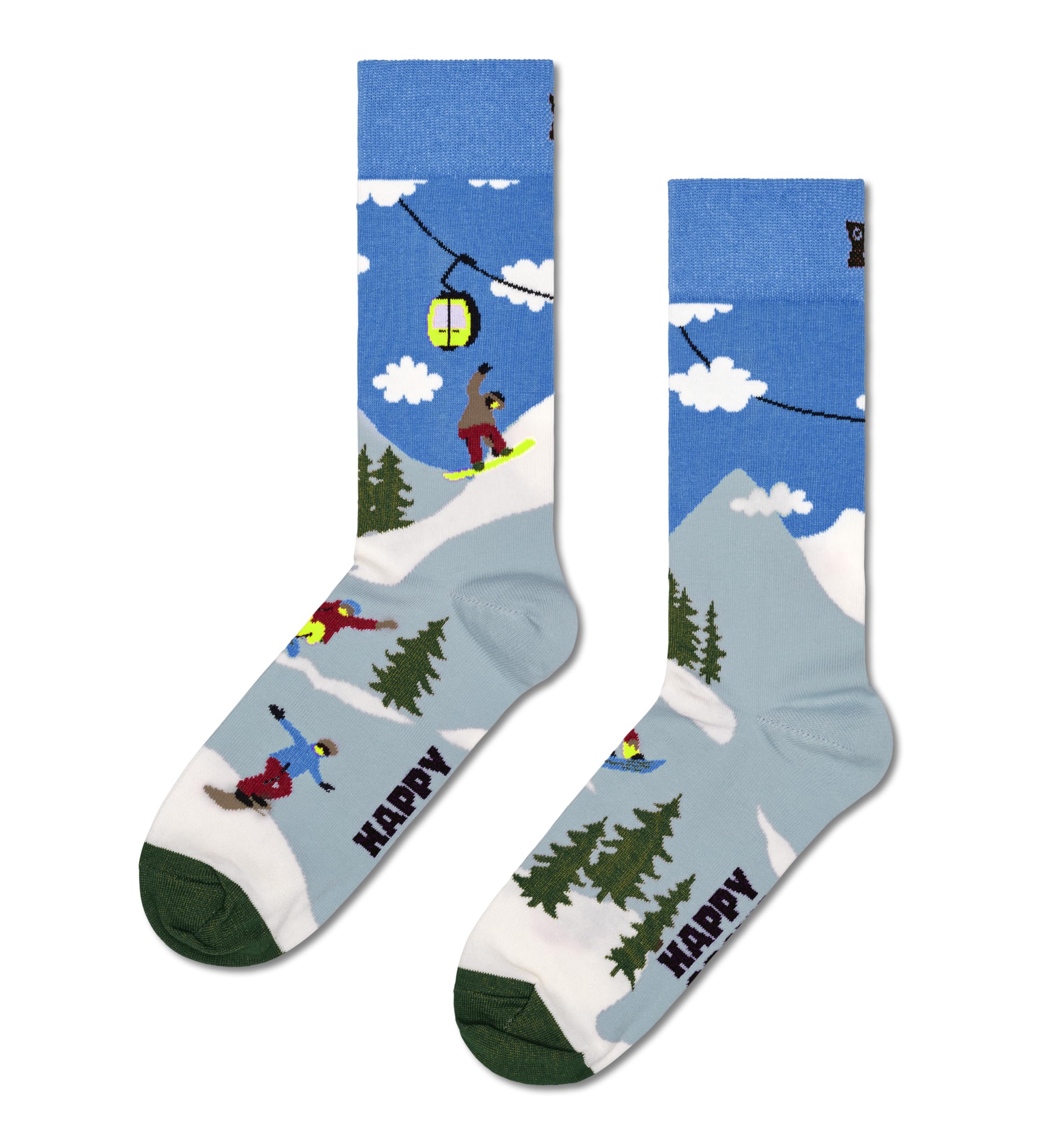 Happy Socks Snowboard Sock, multicoloured, 41-46