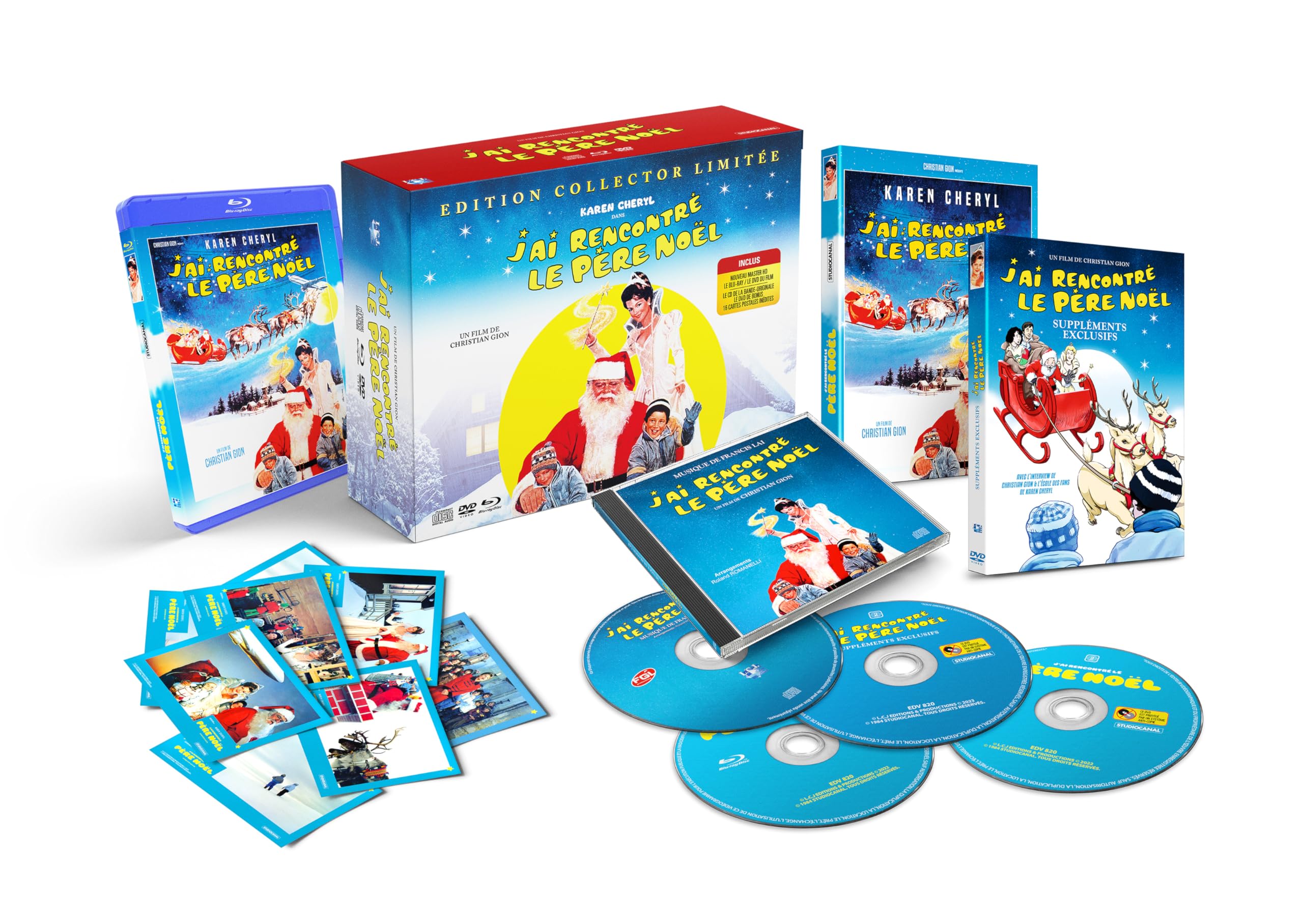J'ai rencontré le Père Noël [Édition collector limitée - Blu-ray + DVD + DVD bonus + CD BOF]