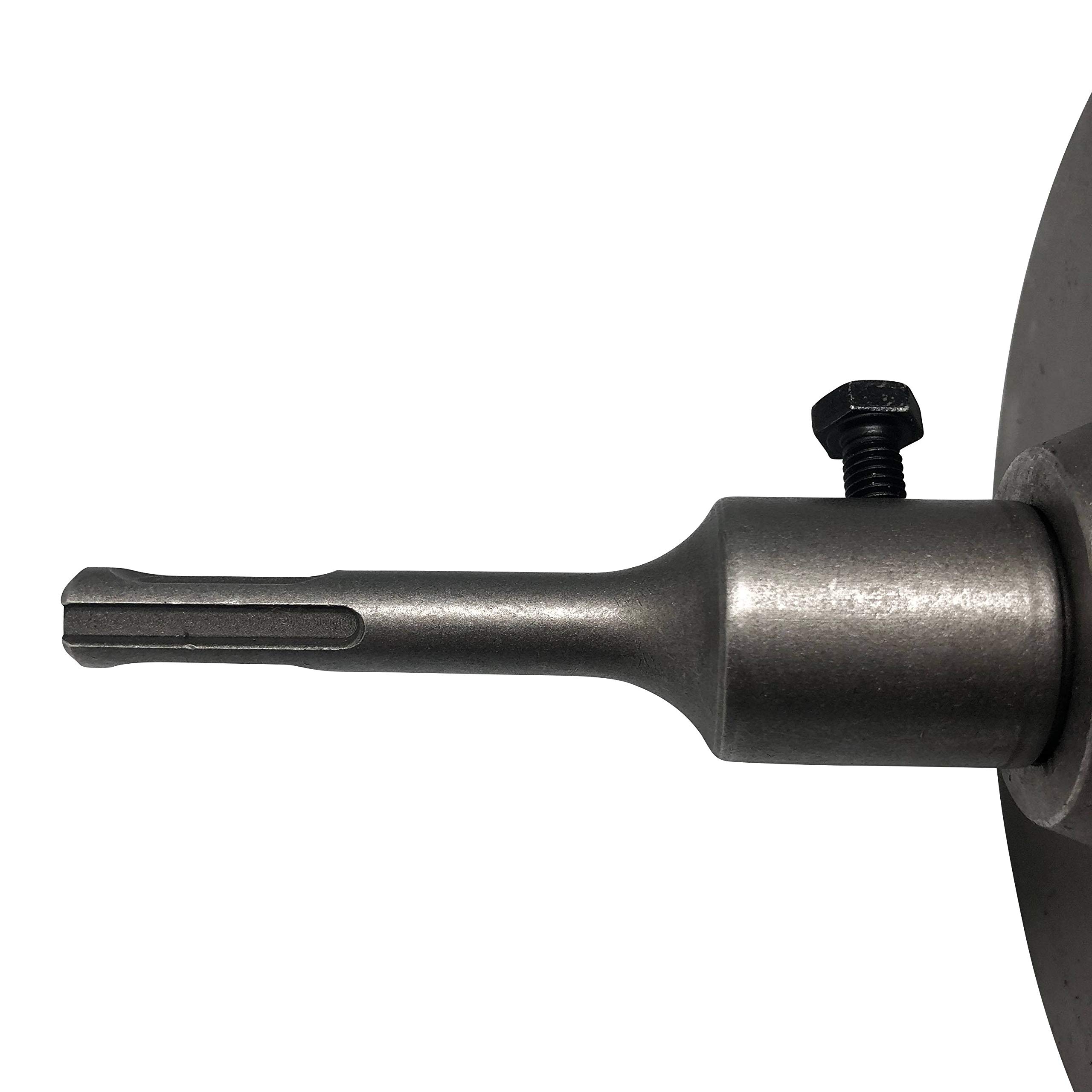 Boorkroon, 76 mm, SDS Plus-set, M22 schroefdraad, SDS plus adapter 220 mm en centreerboor 8 x 110 mm, wandgatzaagboor voor metselwerk, natuurstenen, zandstenen, kunststenen, beton, marmer (76 mm