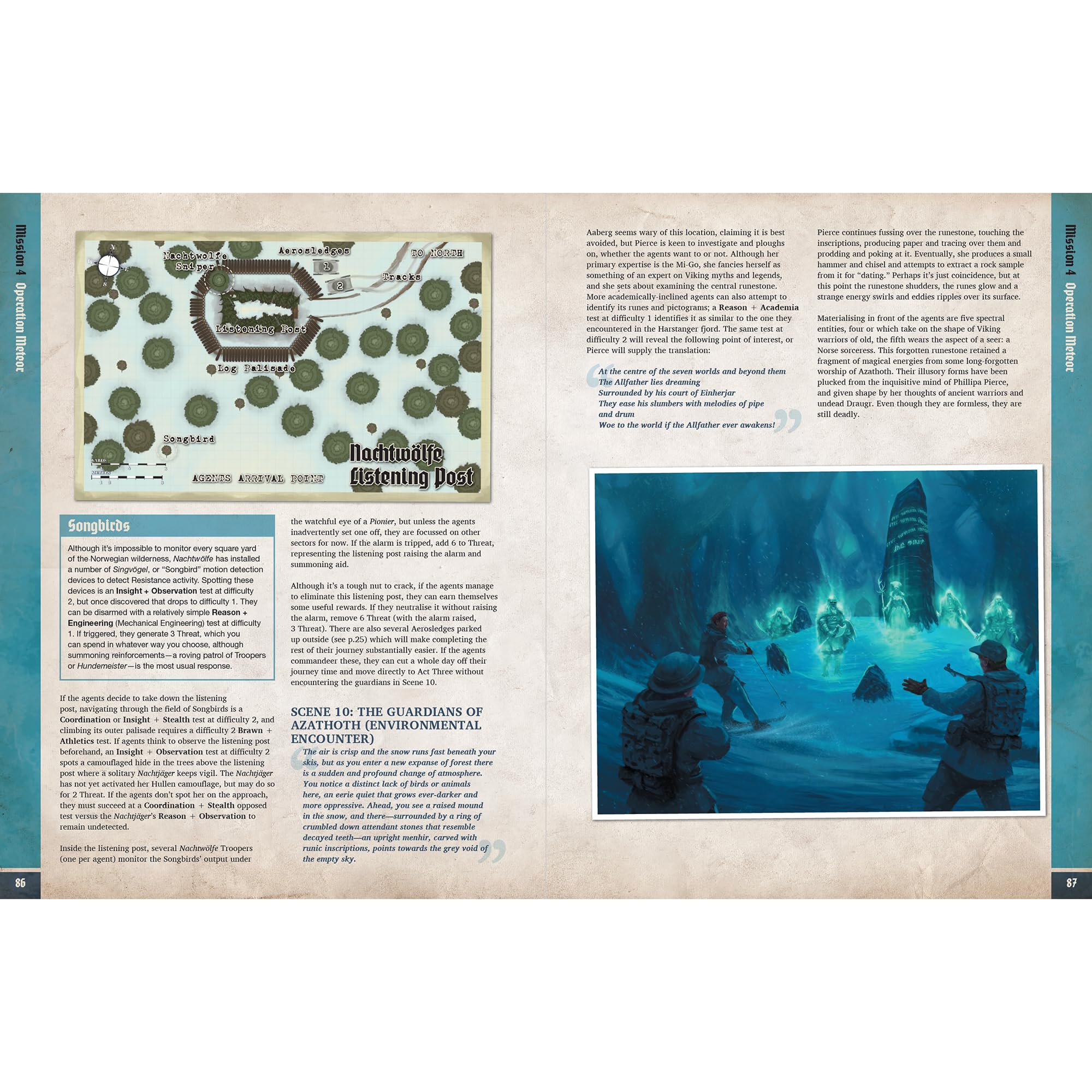 Modiphius Entertainment: Achtung! Cthulhu - The Norway Projekt - Libro di giochi di ruolo con copertina rigida supplementare, campagna in 3 parti, nuovo culto e contenuti, Atomic Horror