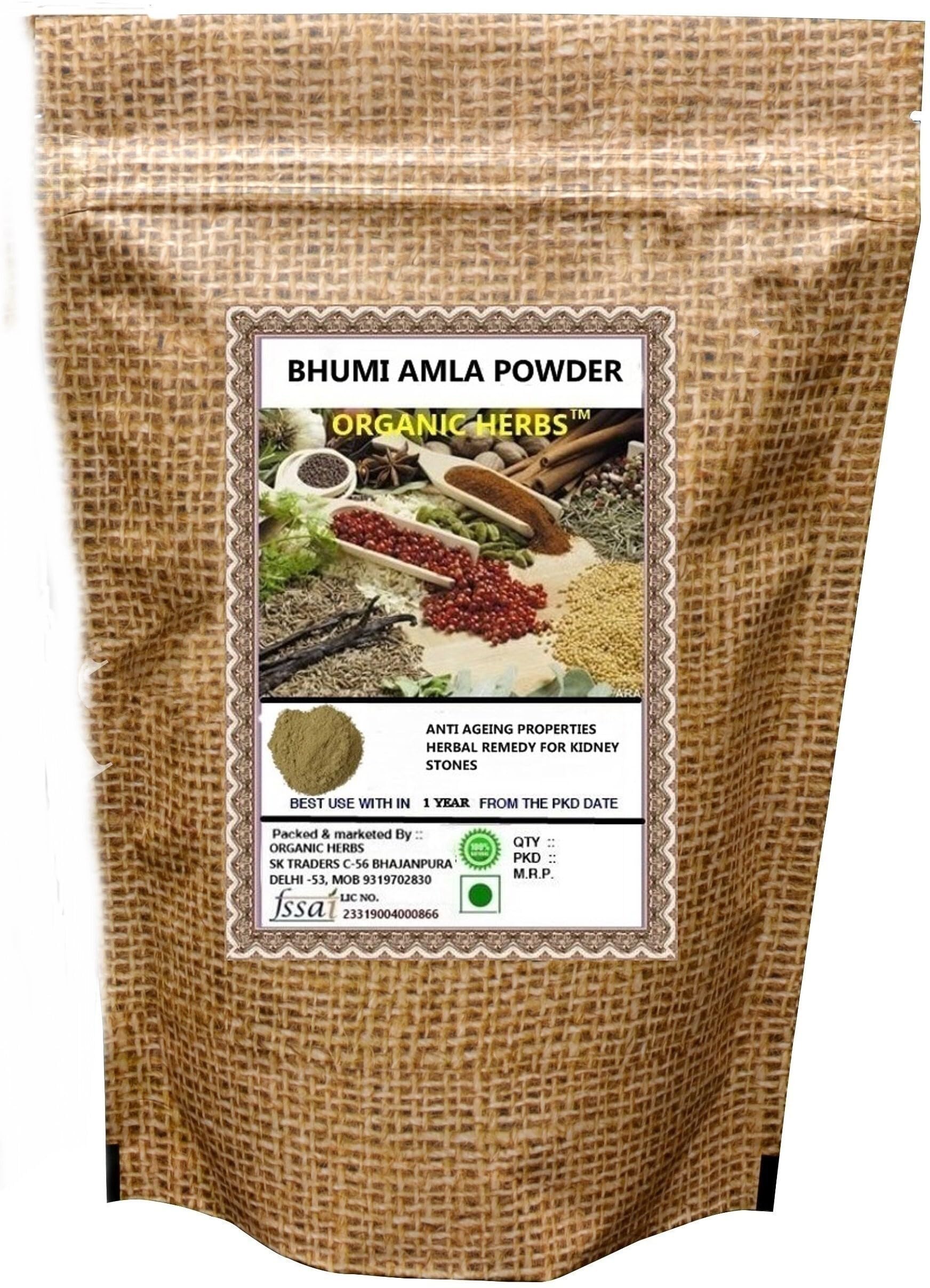 ORGANIC HERBS Bhumi Amla Powder/Churn - Organic And Pure For Healthy Liver Functioning And Digestive Strength 200 GM (B0DHP7J4T6) Amazon Price History, Amazon Price Tracker