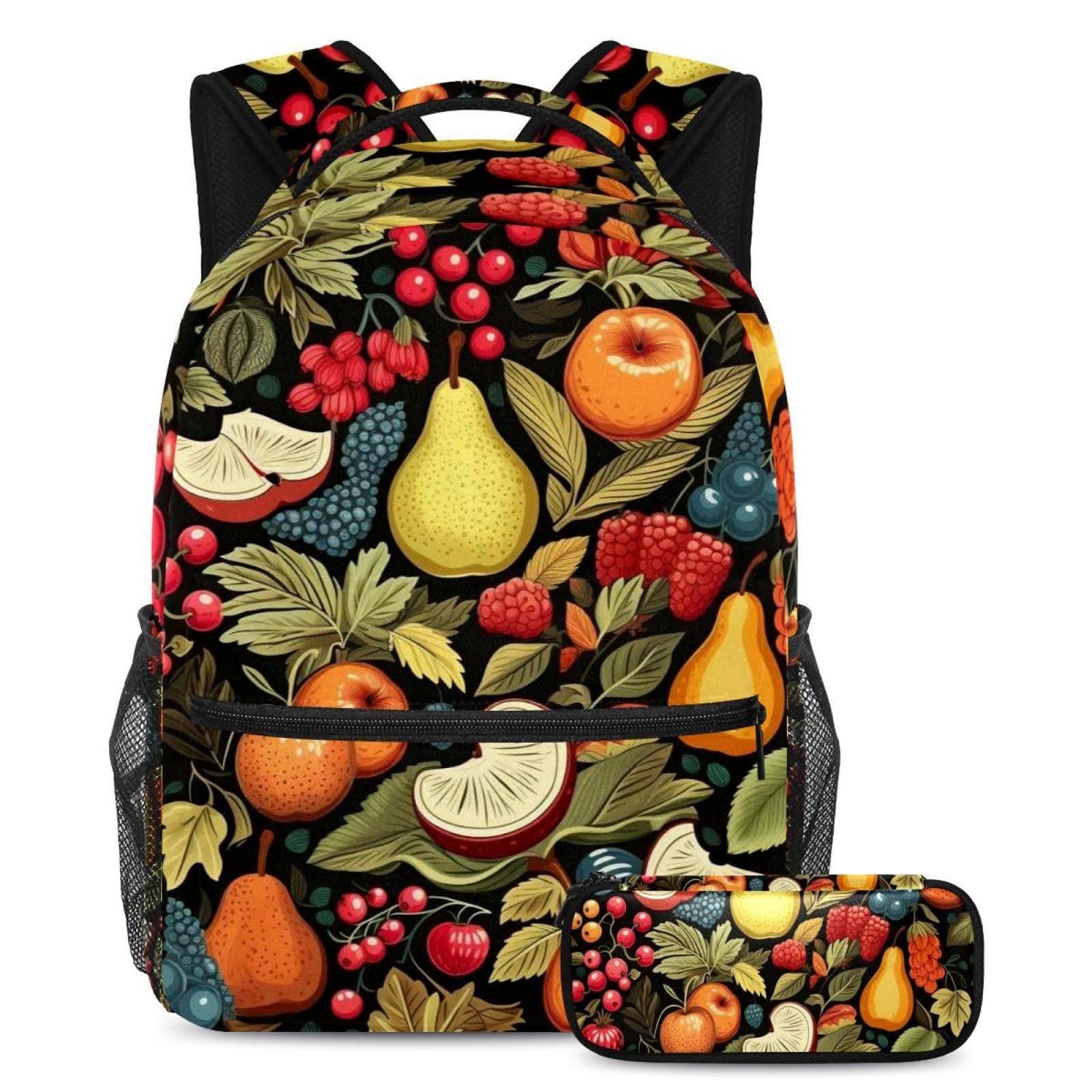 Sac à dos de Thanksgiving ergonomique avec trousse multicolore