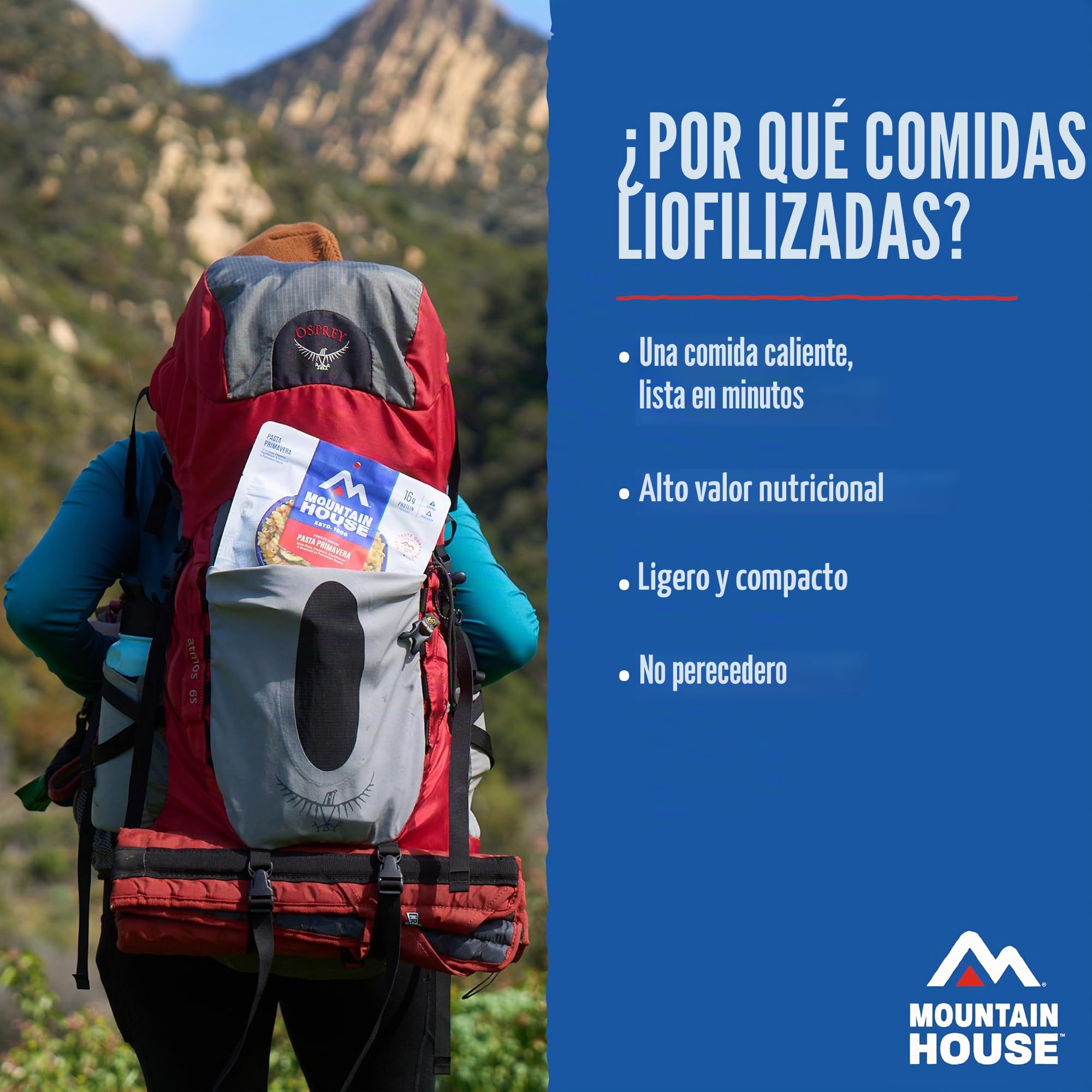 Mountain House Adventure Weekender Kit | Comida liofilizada para acampar y mochileros | 12 porciones