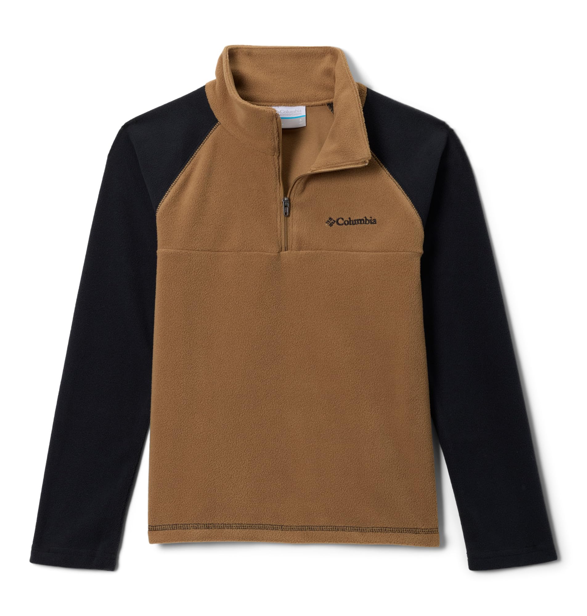 Columbia Pull en polaire semi-zippé pour garçon Delta/noir Taille L