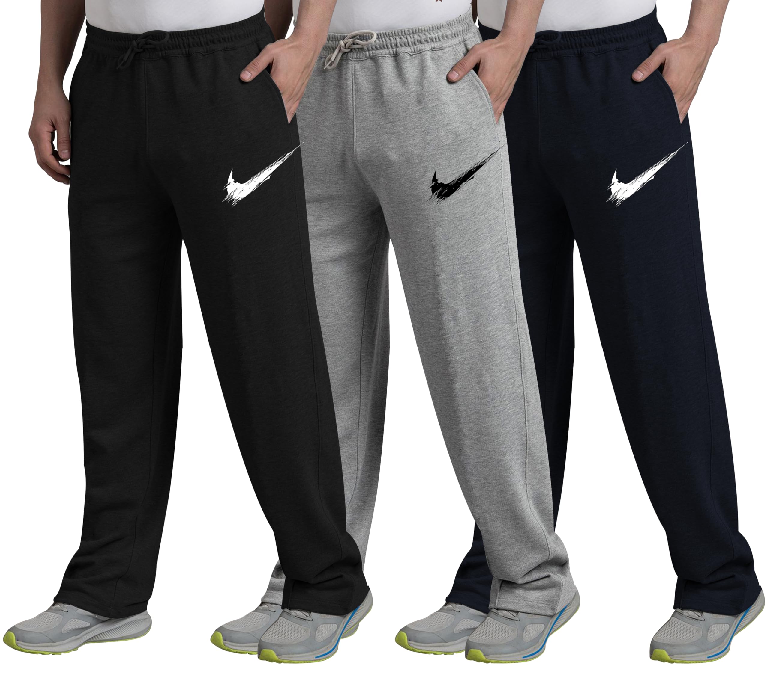 West Gate Clothing Plus Size Men's Regular Fit Trackpants | Men's Track Pant Combo Pack 3 | Men Stylish Trackpant | Print | 2XL,3XL,4XL,5XL-picture-38