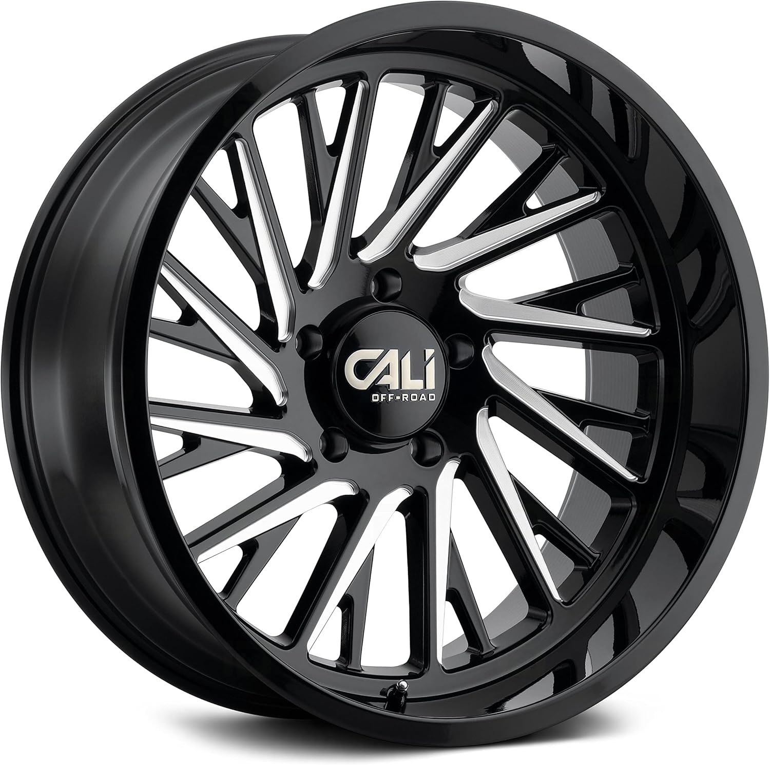 9114-2136BM Purge 9114 Gloss Black/Milled 20X10 6-135 -25mm 87.1mm