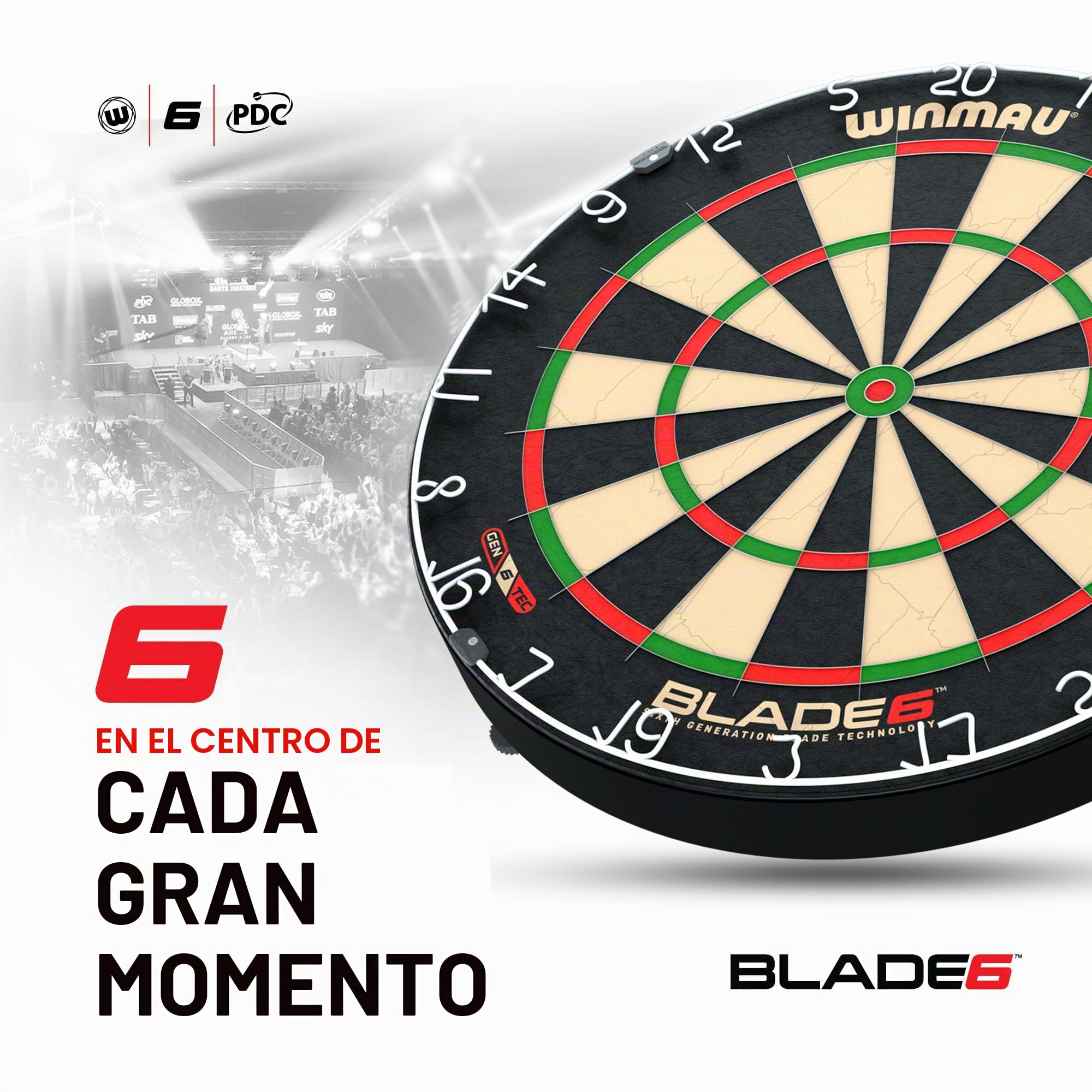 WINMAU Blade 6 Professional Bristle Dartboard Official Tournament