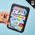Monopoly Deal FIFA Coupe du monde 2026 Edition Jeu officiellement autorisé FIFA Coupe du monde jeu de carte de football pour les enfants 8+ | 2 à 5 Joueurs 15 Mins. (anglais) & Version française)