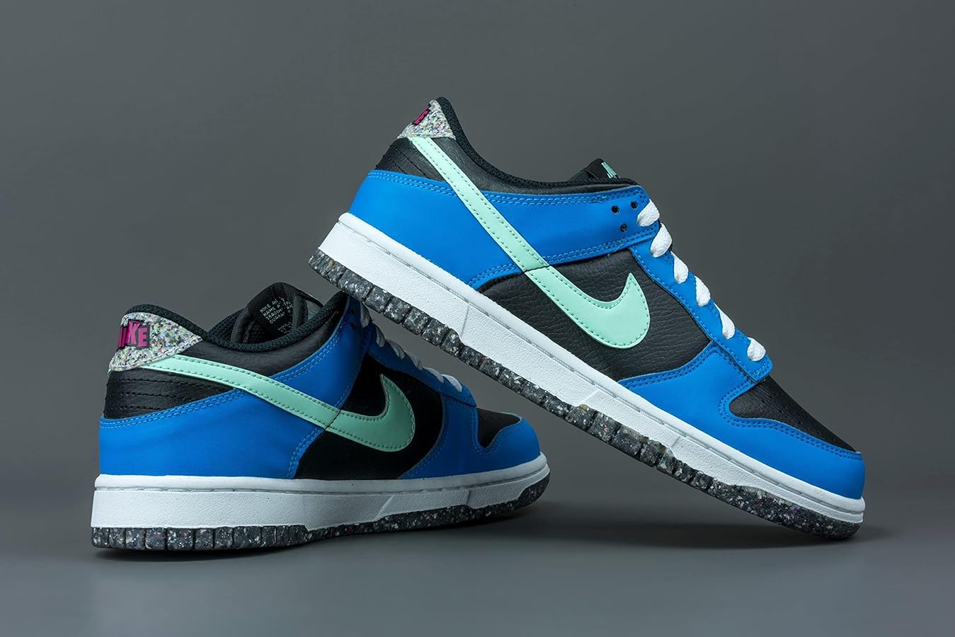 シューズ(男性用) NIKE DUNK LOW GOLF \"Black Light Blue\" Nike Dunk NG Golf Shoes - Mens Fog/Blue/Black at