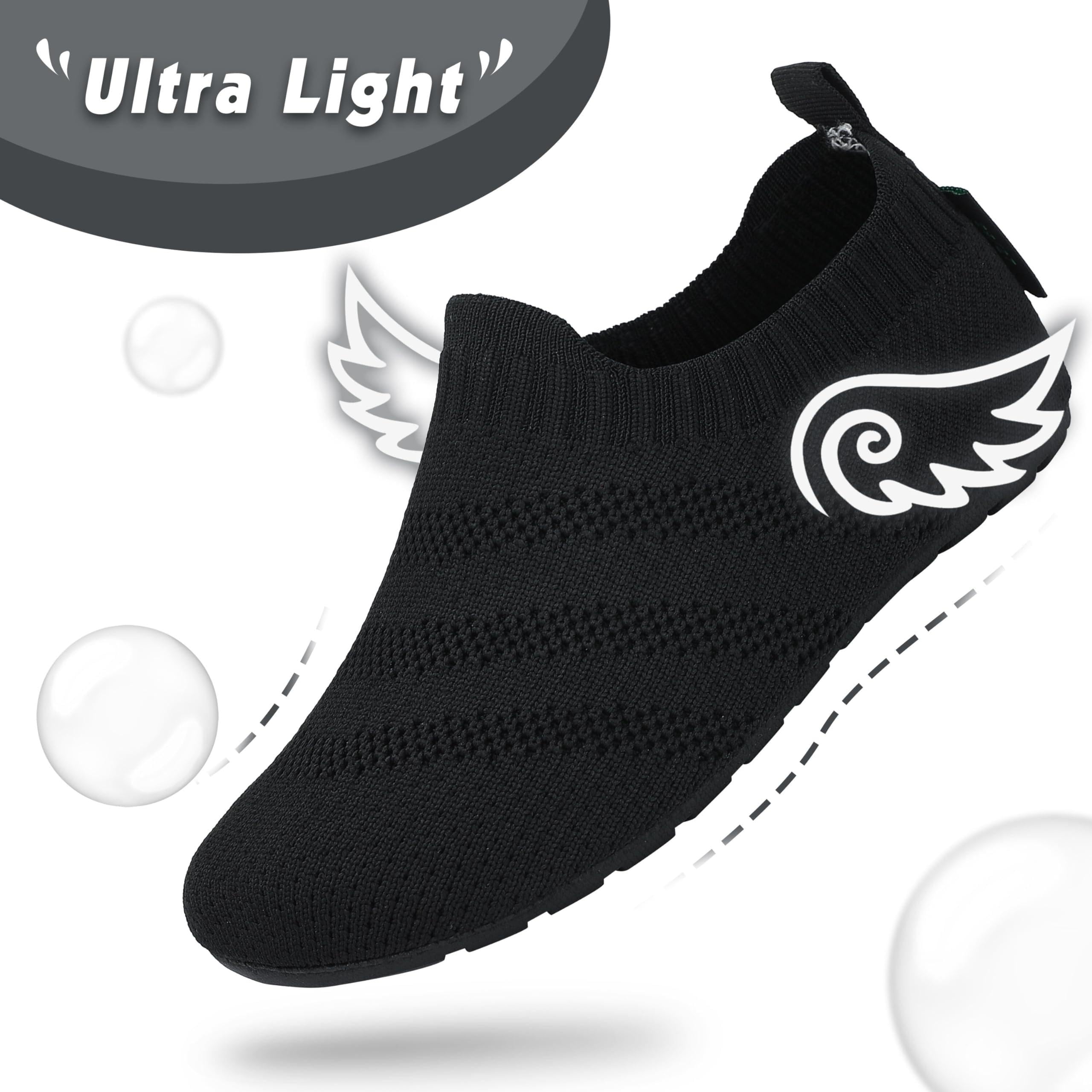 SAGUARO Pantoufles pour Garçons Antidérapante Respirant Chaussons de Fille Léger Chaussures Mixte Enfant GR.18-37 - 4