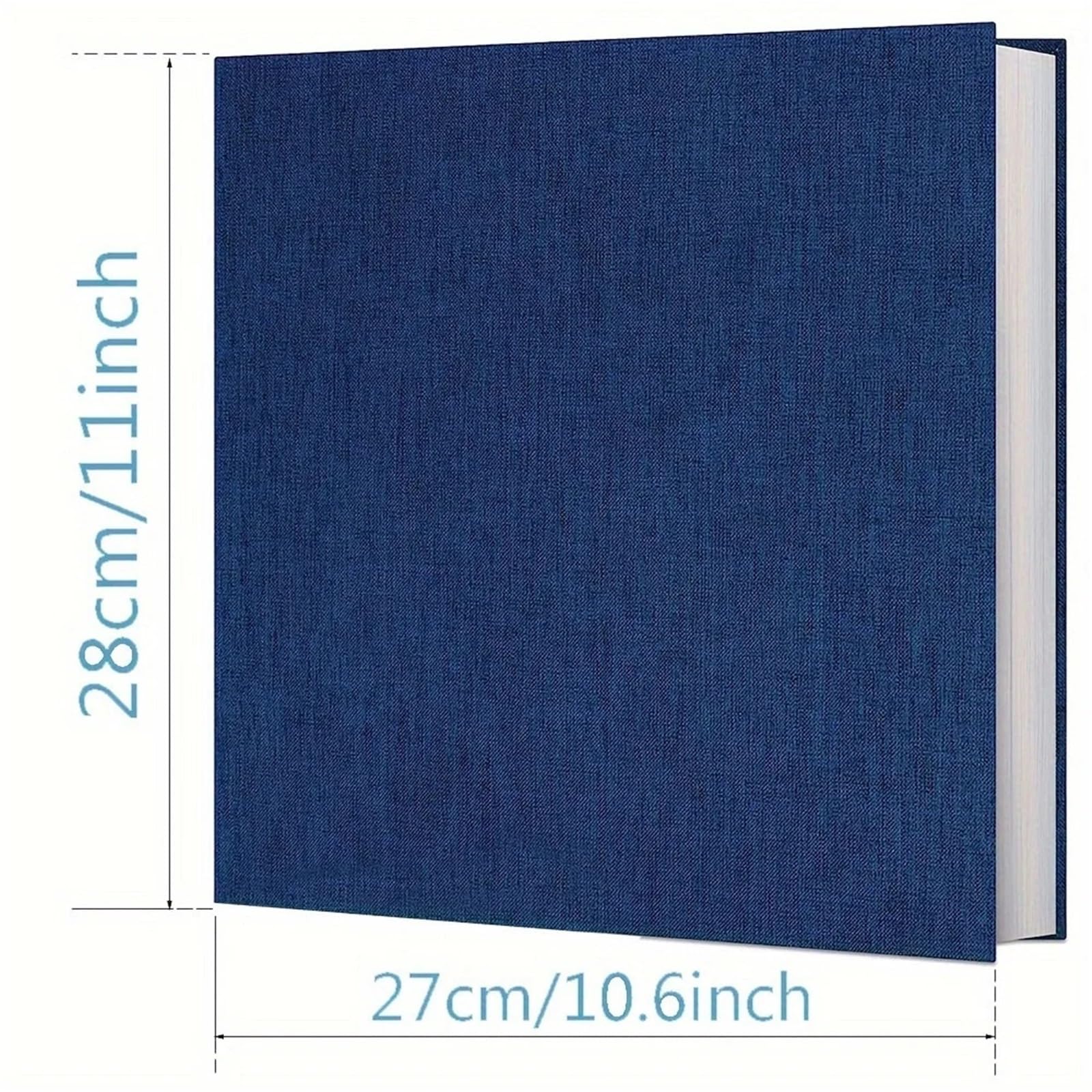 Álbum de fotos grande, álbum autoadhesivo, álbumes estantería for almacenamiento boda, aniversario familiar, 1 Uds Para Viajes Y Familia(Grey)