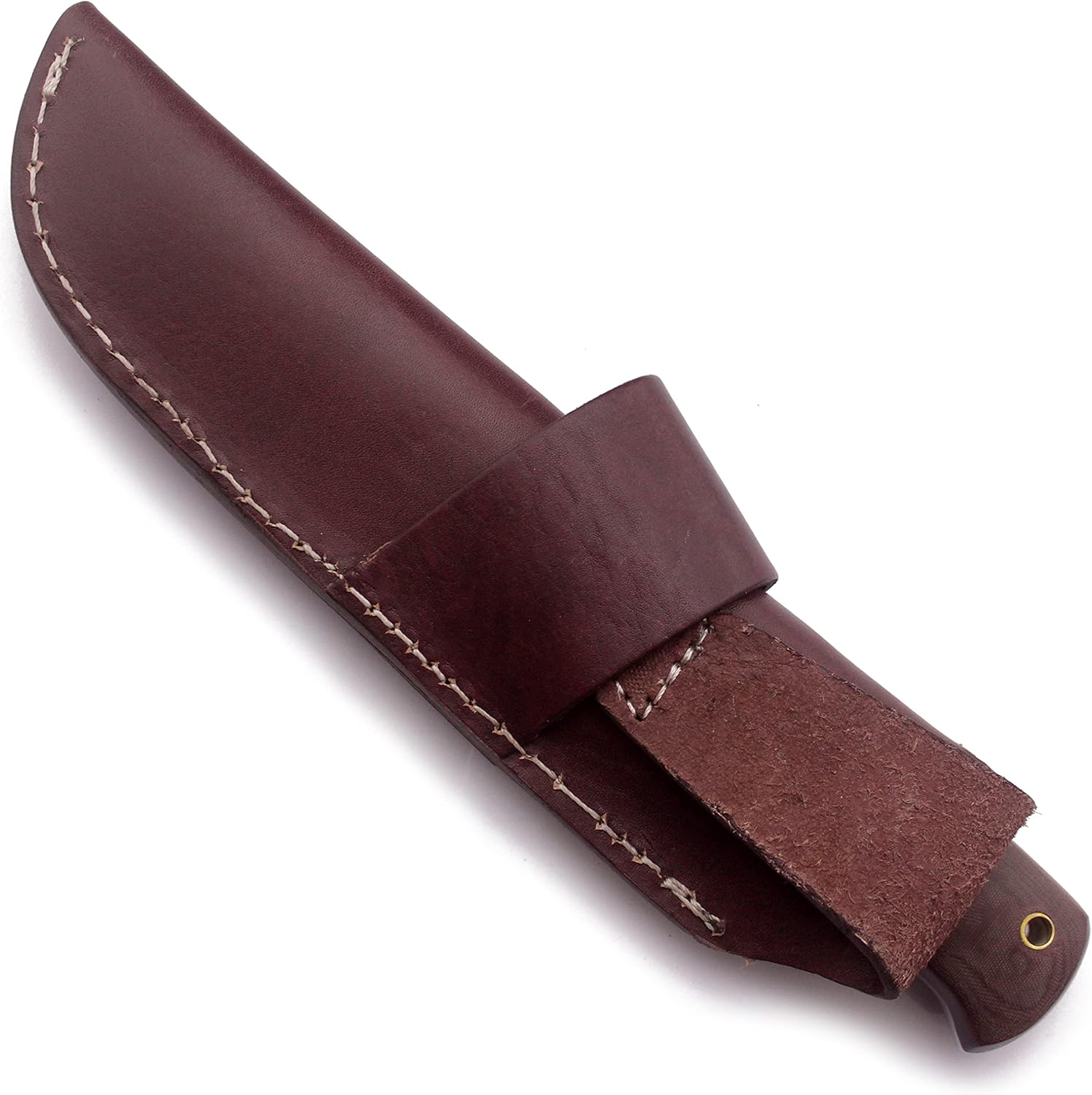 GCS Handmade Micarta Handle D2 Tool Steel Tactical Hunting Knife with leather sheath Full tang blade designed for Hunting & EDC GCS 308