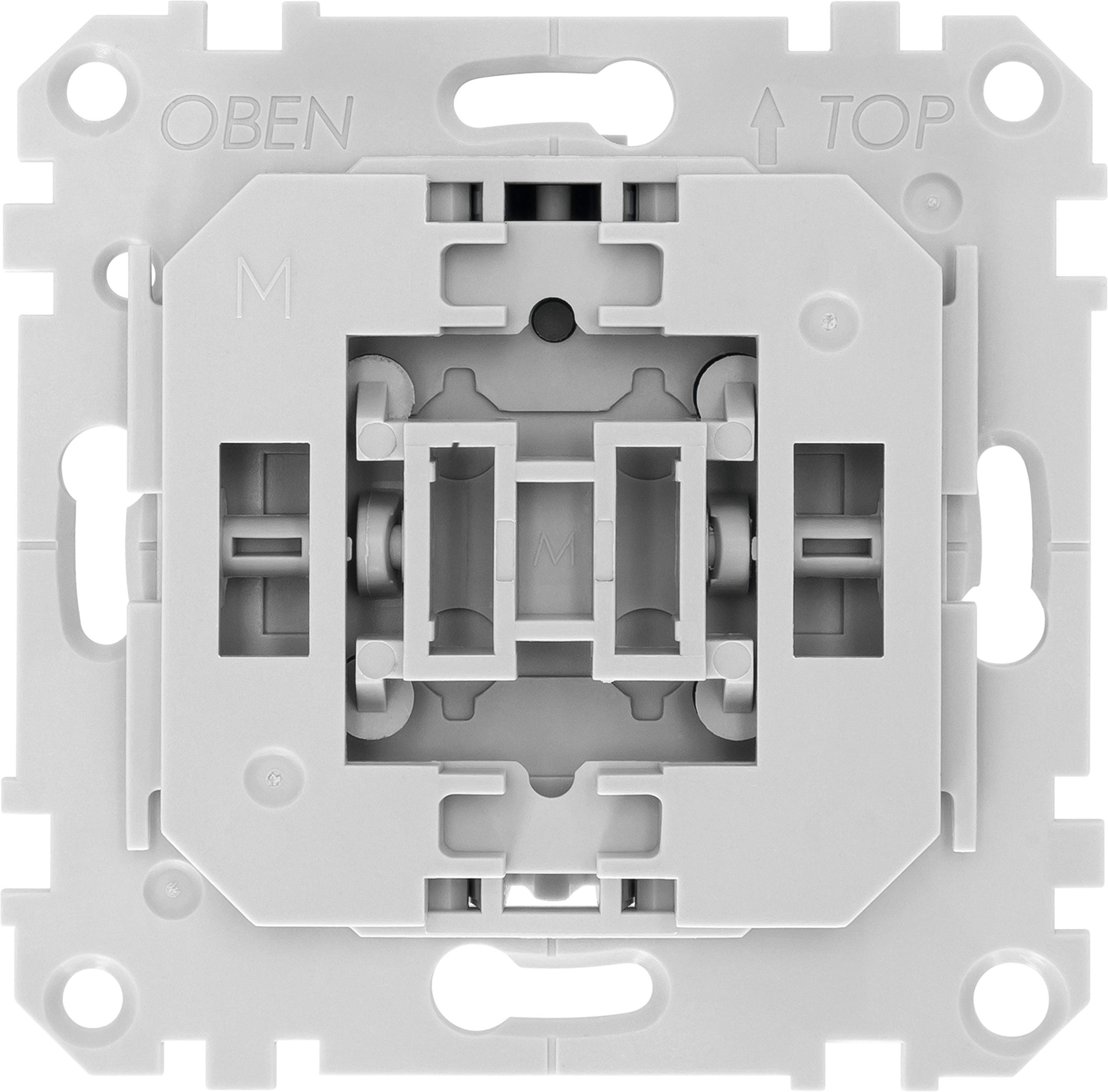 TechniSat Smart-Home - Regulador de intensidad con balancín (caja empotrada, Z-Wave Plus, regulación inteligente de la luz a través de la aplicación, compatible con programas de conmutación Merten)